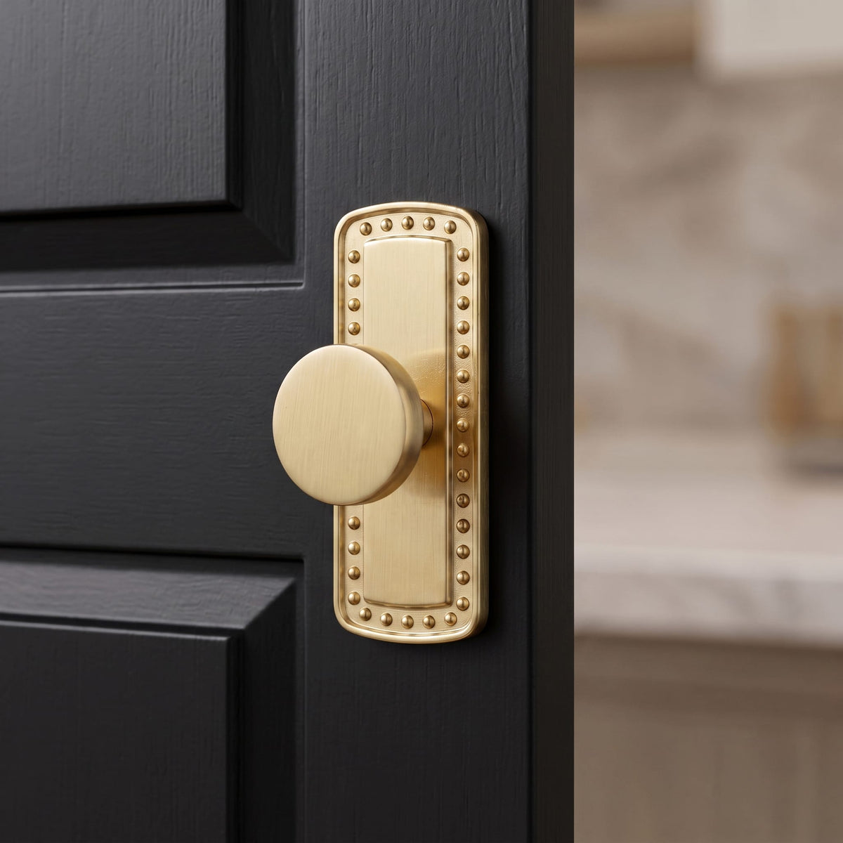 Goo-Ki Antique Brass Cabinet Knobs with Back Plates Ornate Cabinet Pulls for Kitchen Cabinet Hardware