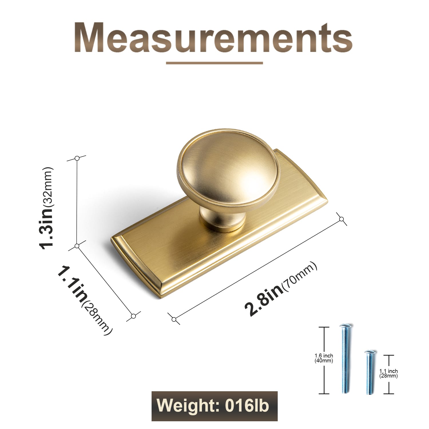 Goo-Ki Antique Brass Cabinet Knobs Zinc Alloy Round Drawer Pulls with Vintage Patina Finish Retro Furniture Hardware
