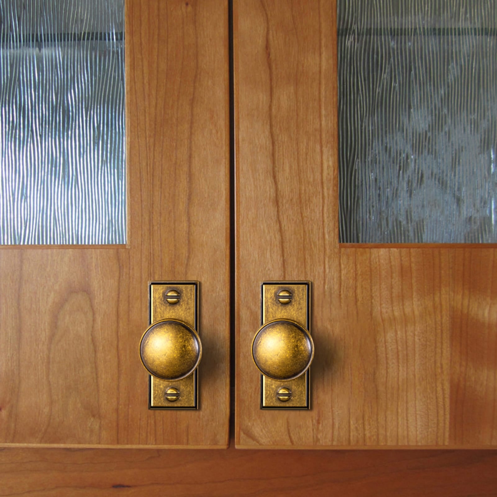 Goo-Ki Antique Brass Cabinet Knobs Zinc Alloy Round Drawer Pulls with Vintage Patina Finish Retro Furniture Hardware