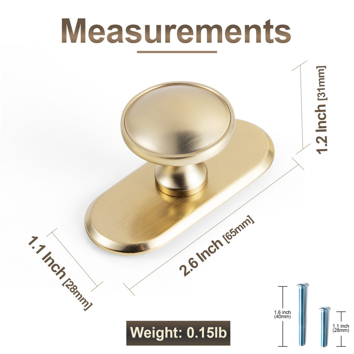Goo-Ki Antique Brass Cabinet Knobs Zinc Alloy Round Drawer Pulls with Vintage Patina Finish Retro Furniture Hardware