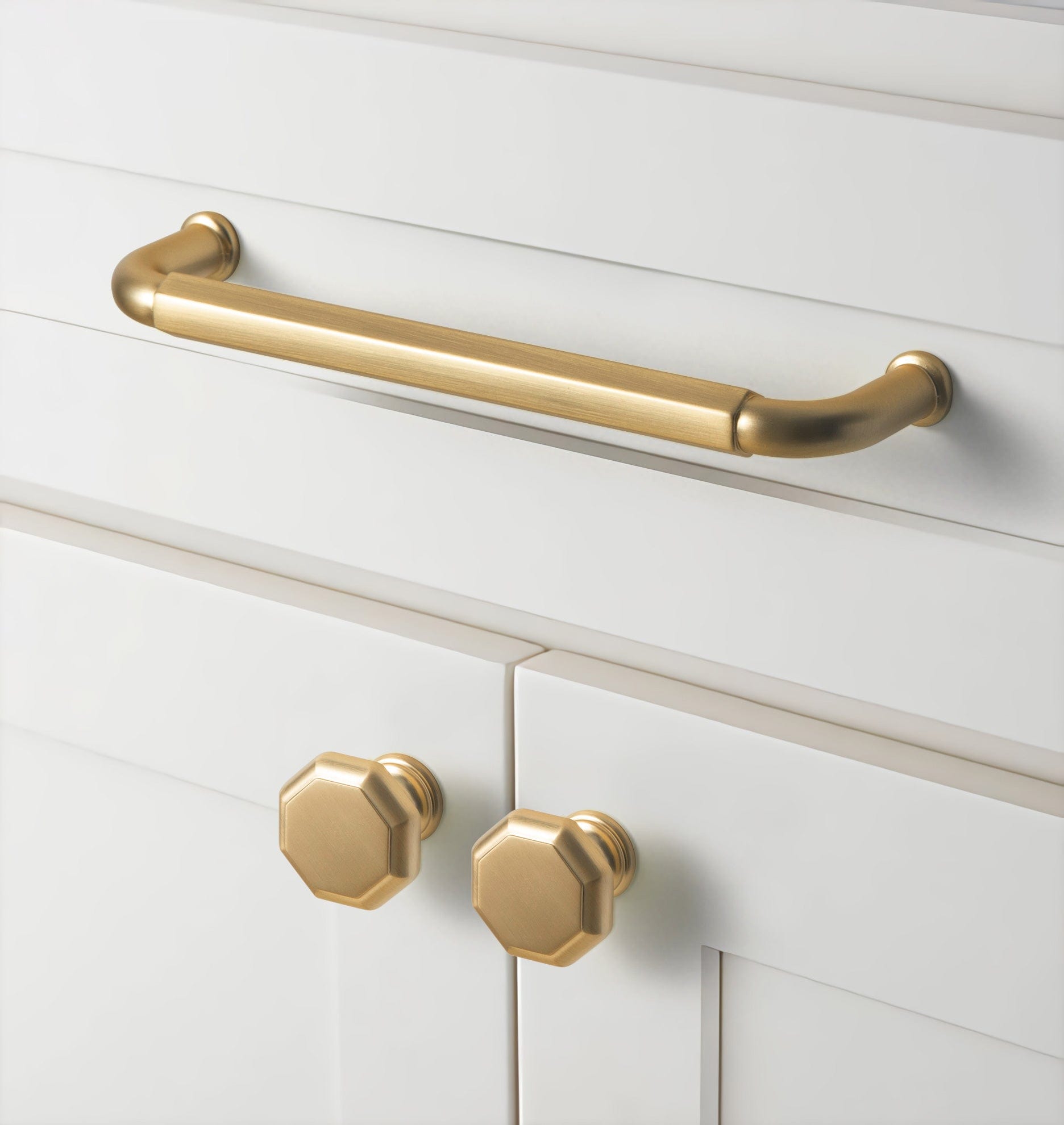 Goo-Ki Antique Brass Cabinet Pulls Affordable Luxury Vintage Drawer Knobs for Kitchen