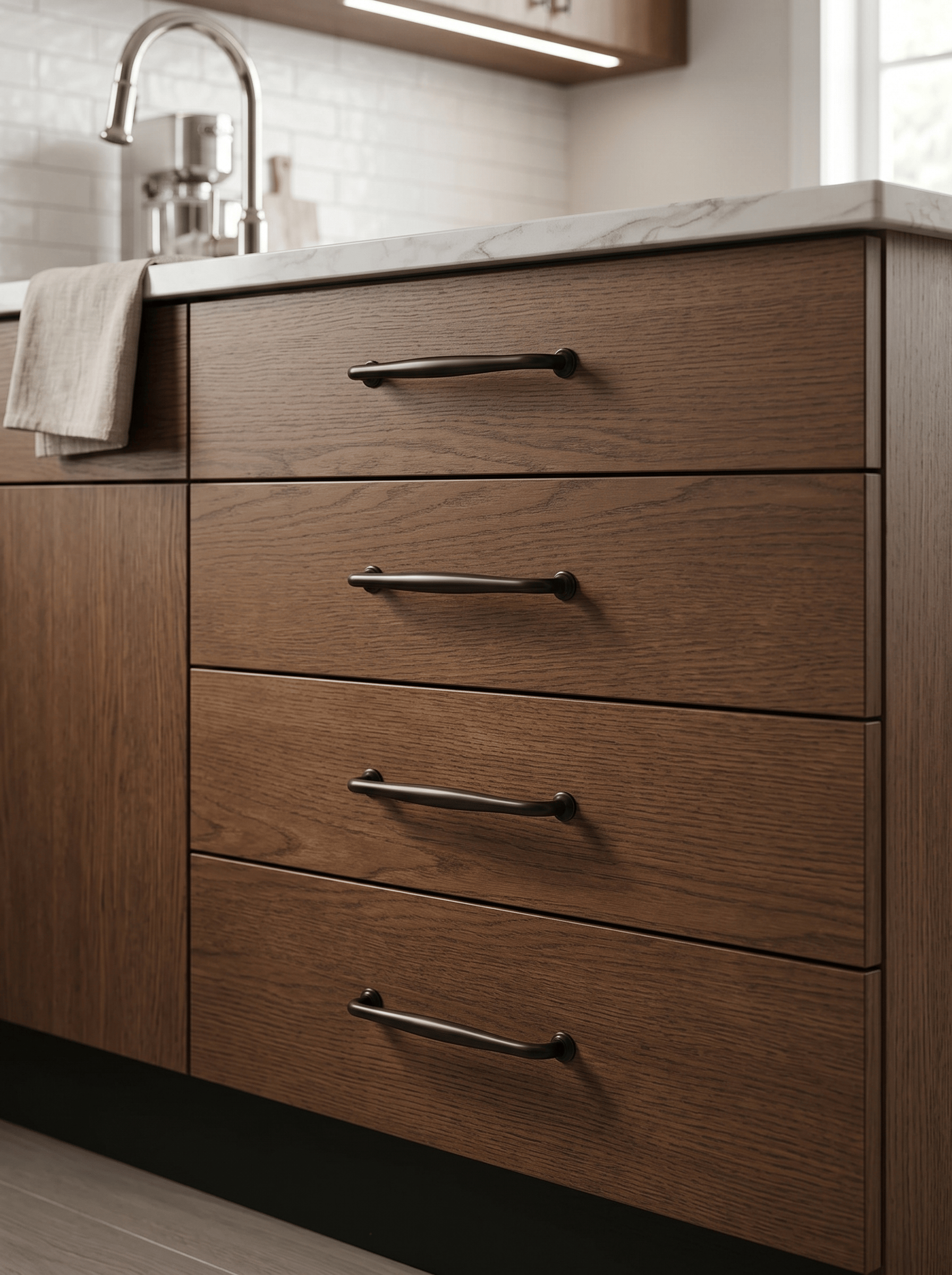Goo-Ki Antique Brass Cabinet Pulls Solid Drawer Handles for Kitchen