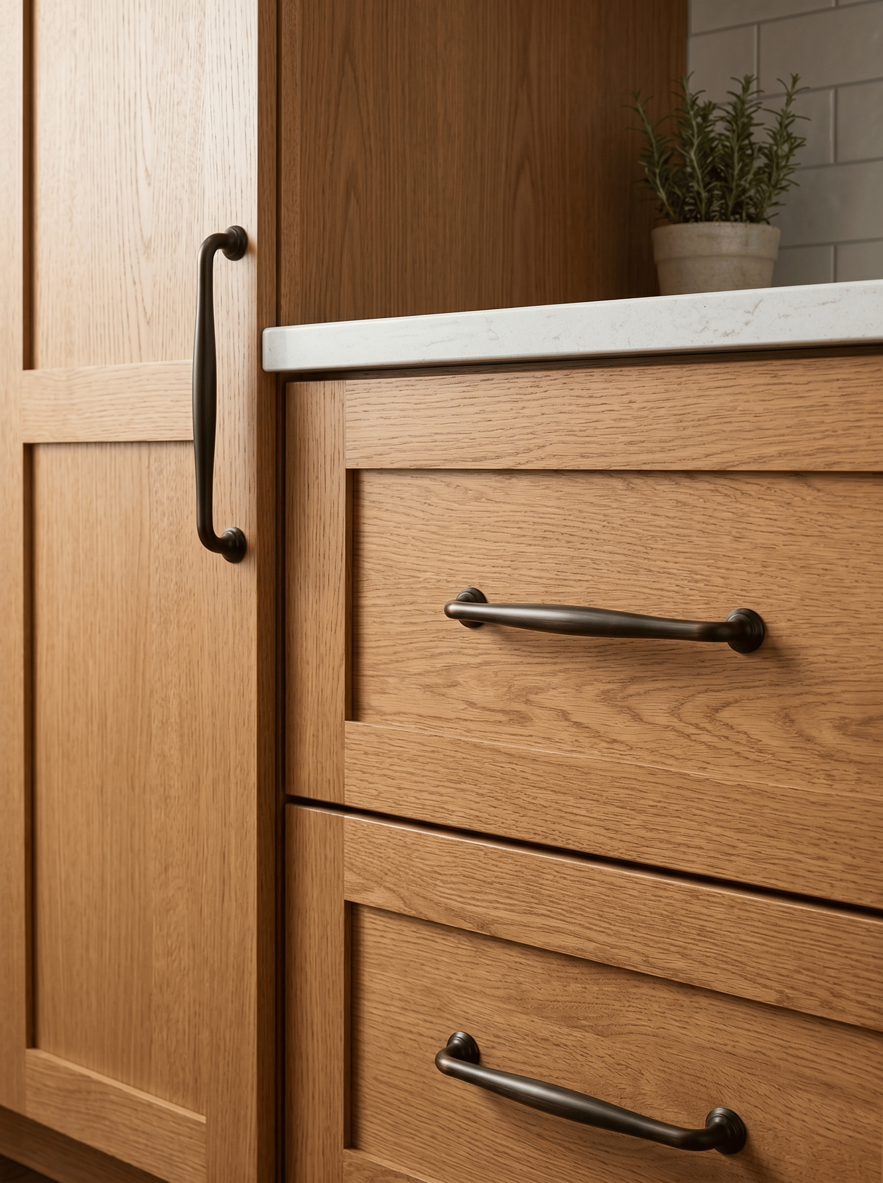 Goo-Ki Antique Brass Cabinet Pulls Solid Drawer Handles for Kitchen