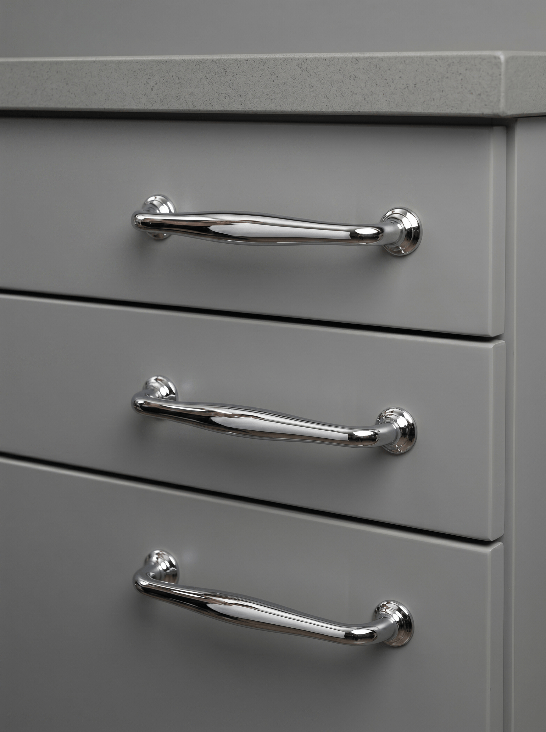 Goo-Ki Antique Brass Cabinet Pulls Solid Drawer Handles for Kitchen