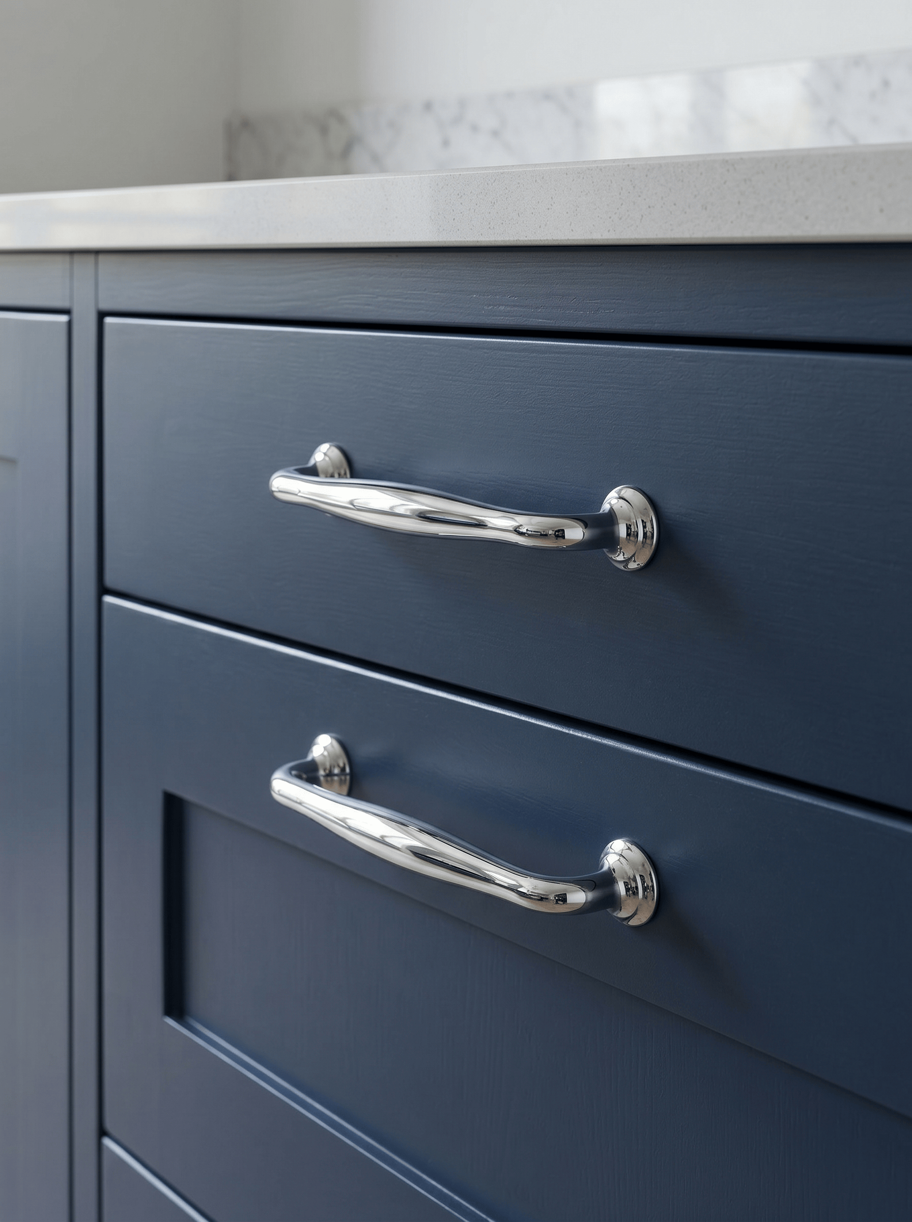 Goo-Ki Antique Brass Cabinet Pulls Solid Drawer Handles for Kitchen