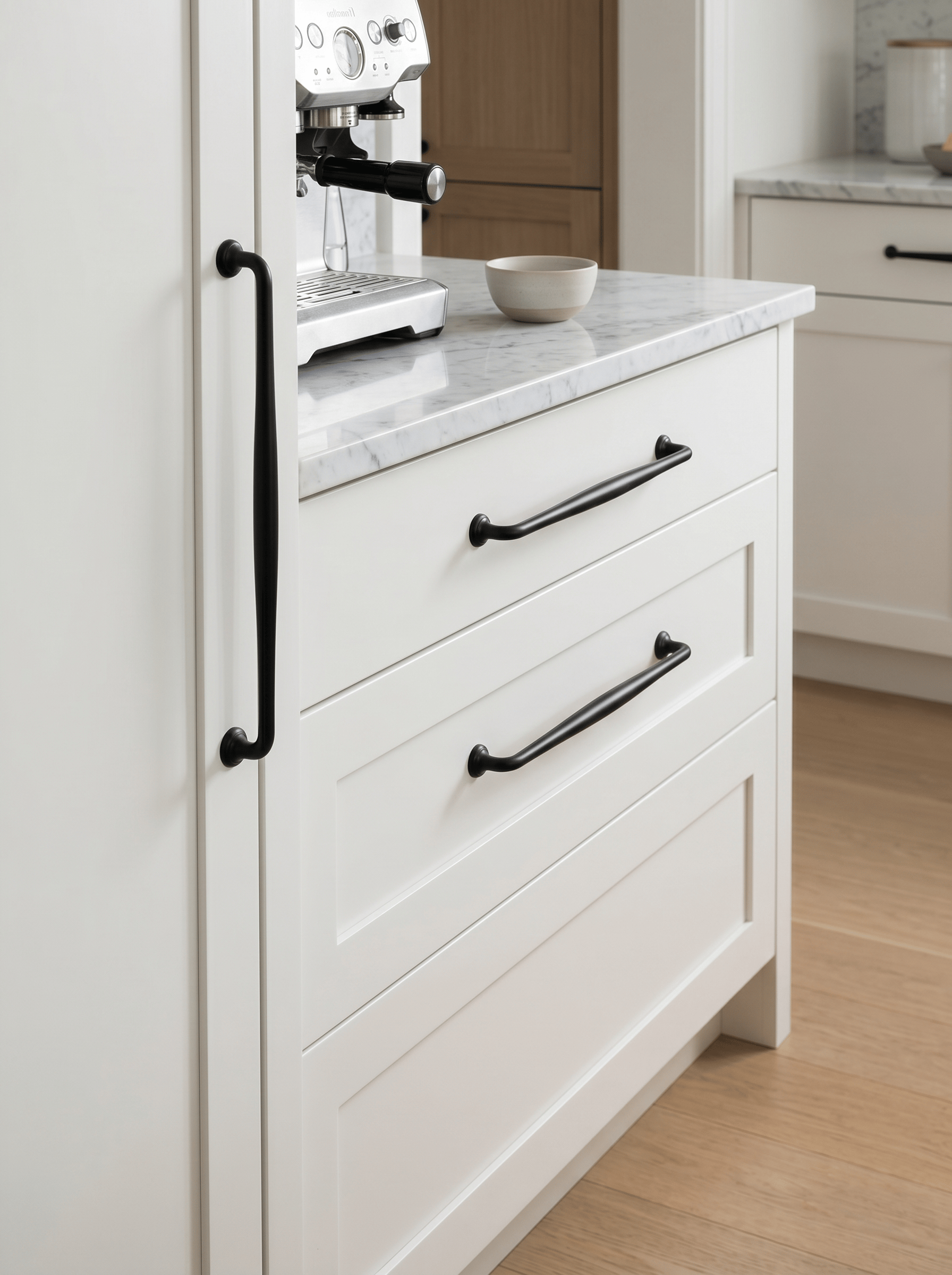 Goo-Ki Antique Brass Cabinet Pulls Solid Drawer Handles for Kitchen