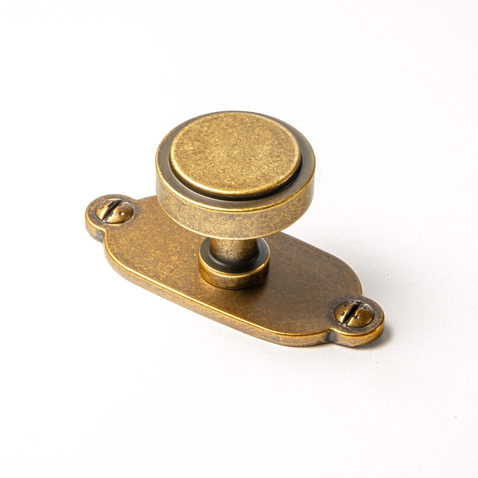 Goo-Ki Antique Brass / G013 / 6 Pack Simple Cylindrical Zinc Alloy Drawer Knob with Elegant Design