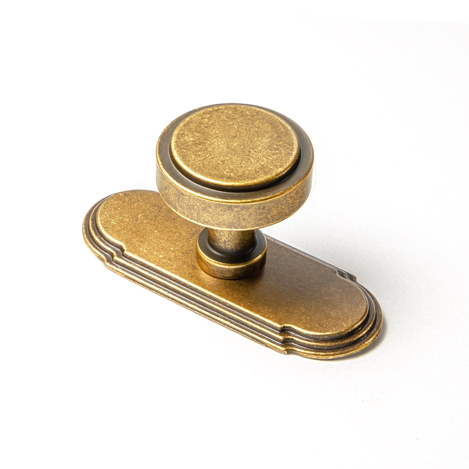 Goo-Ki Antique Brass / G014 / 6 Pack Simple Cylindrical Zinc Alloy Drawer Knob with Elegant Design