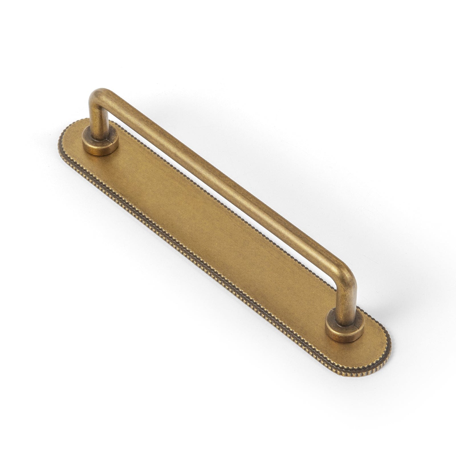 Goo-Ki Antique Brass / G019 / 5'' Hole Center 2 Pack Cabinet Bar Pulls with Back Plate Vintage Drawer Handles Home Improvement Hardware