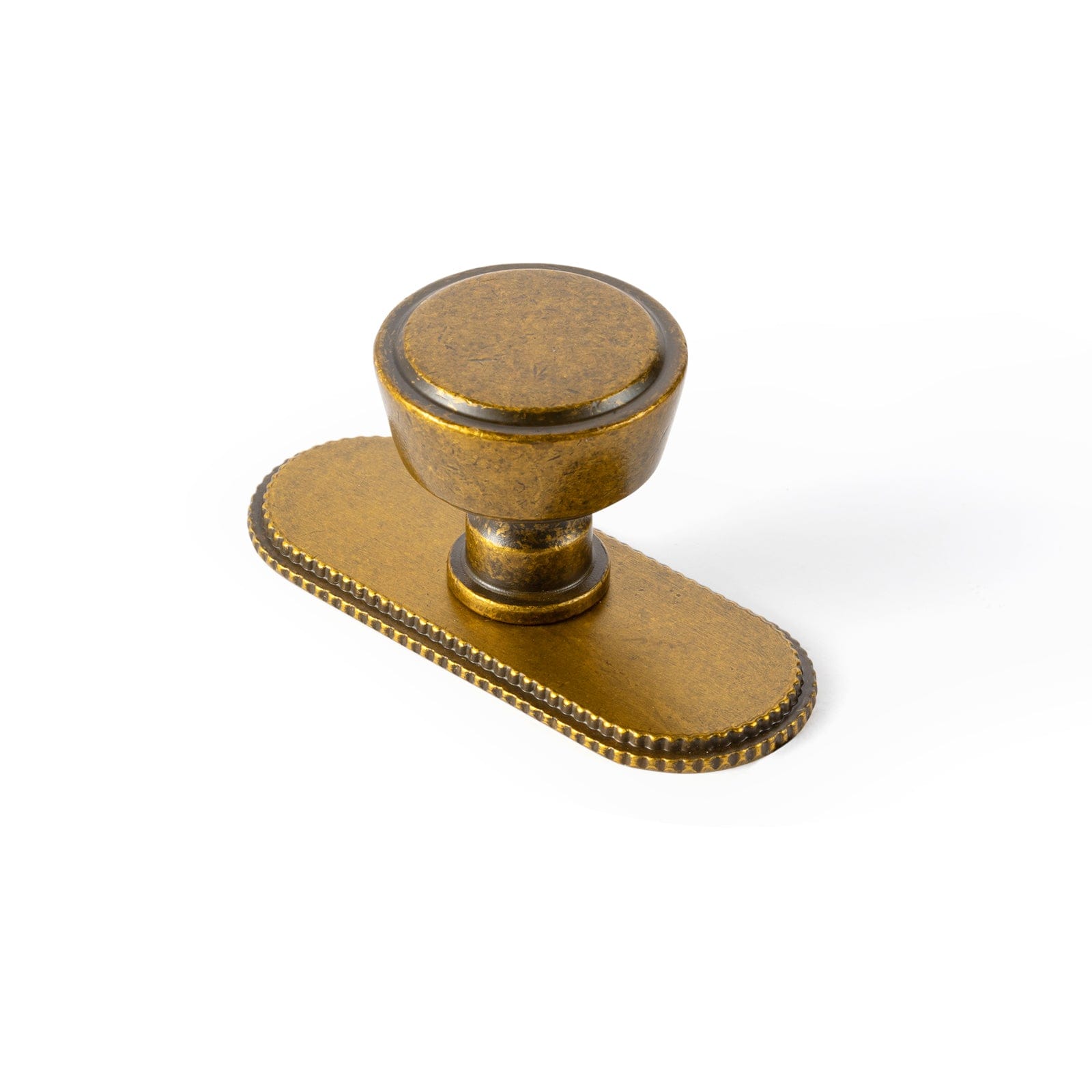 Goo-Ki Antique Brass / G019 / 6 Pack Retro Drawer Knobs for Dresser Cupboard Solid Zinc Alloy Single Hole Cabinet Hardware