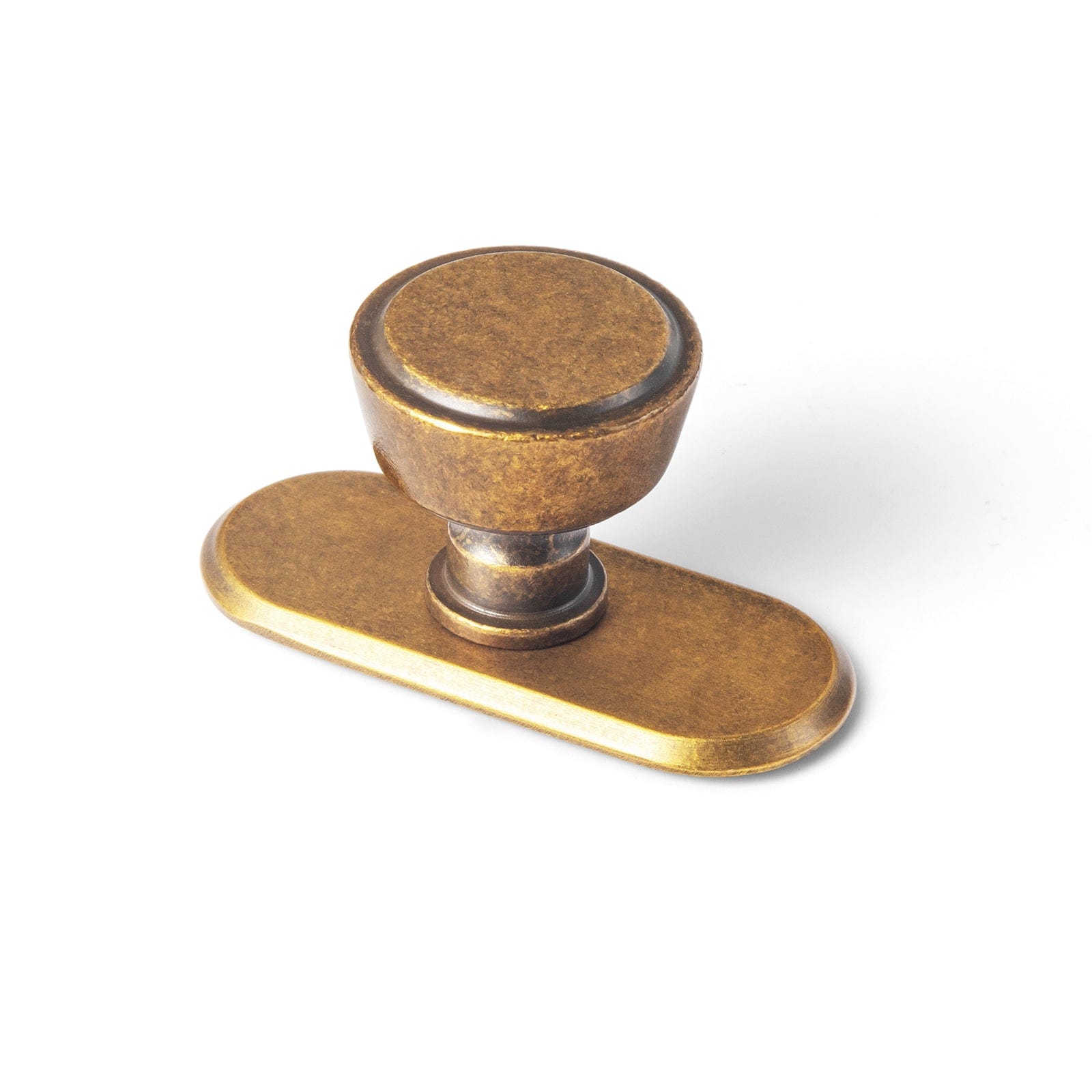 Goo-Ki Antique Brass / G021 / 6 Pack Retro Drawer Knobs for Dresser Cupboard Solid Zinc Alloy Single Hole Cabinet Hardware