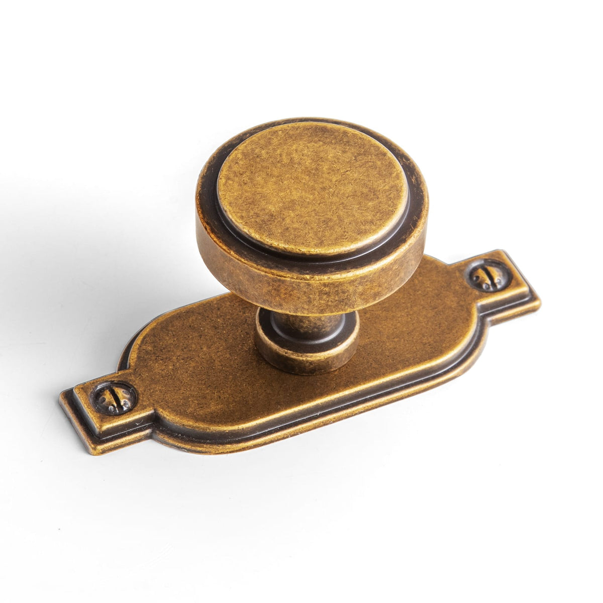 Goo-Ki Antique Brass / G029 / 6 Pack Simple Cylindrical Zinc Alloy Drawer Knob with Elegant Design