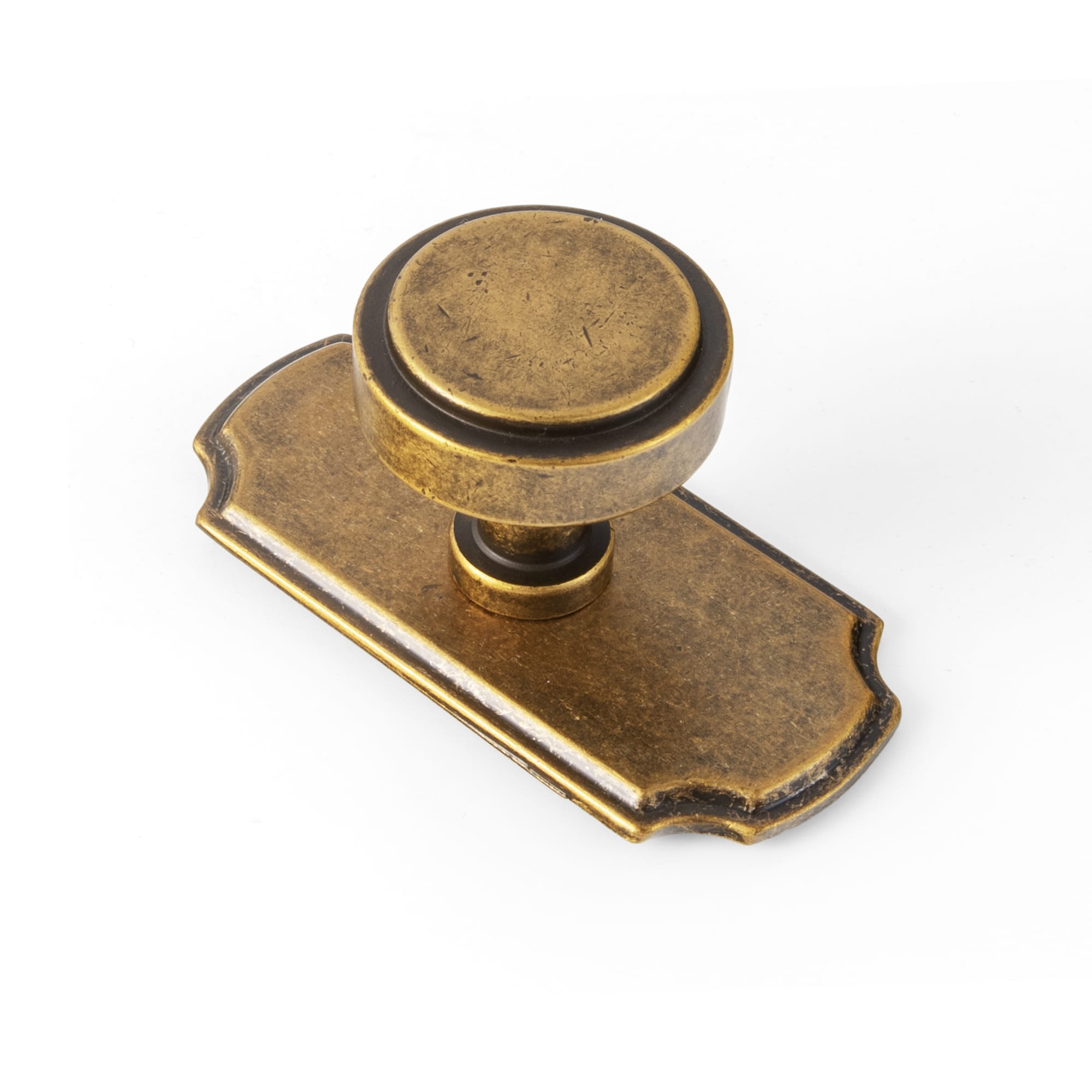 Goo-Ki Antique Brass / G031 / 6 Pack Simple Cylindrical Zinc Alloy Drawer Knob with Elegant Design