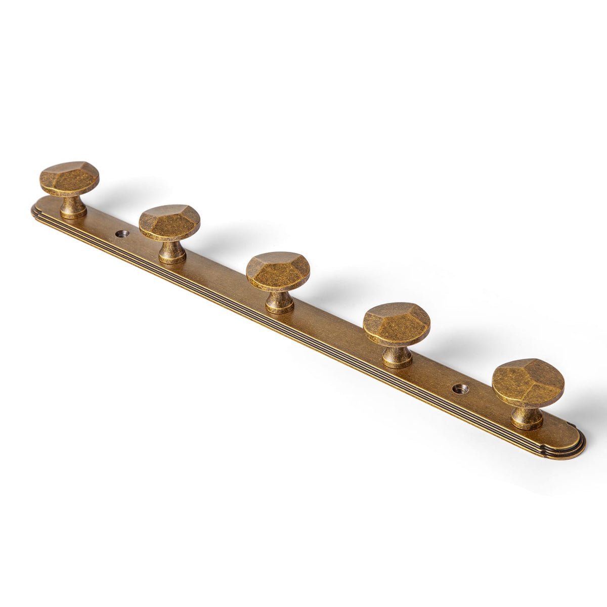 Goo-Ki Antique Brass / H014 / 5 Zinc Alloy Decorative Wall Mounted Coat Hook Rack, Heavy Duty Multipurpose Hanger