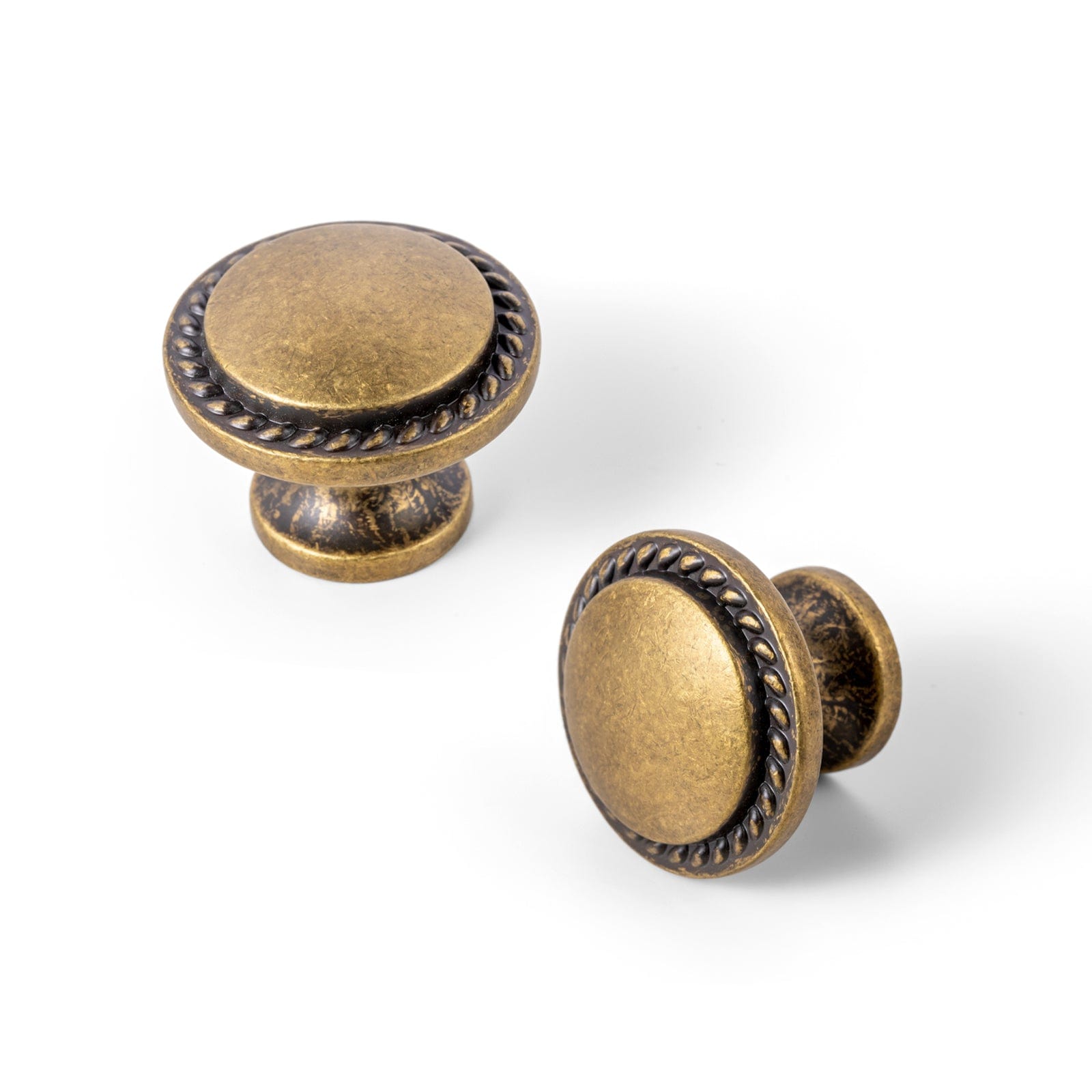 Classic Round Design Cabinet Knobs with Wheatear Border for Kitchen Drawers Champagne Bronze / Knob / 12 Pack Classic Round Design Cabinet Knobs with Wheatear Border for Kitchen Drawers Champagne Bronze / Knob / 12 Pack