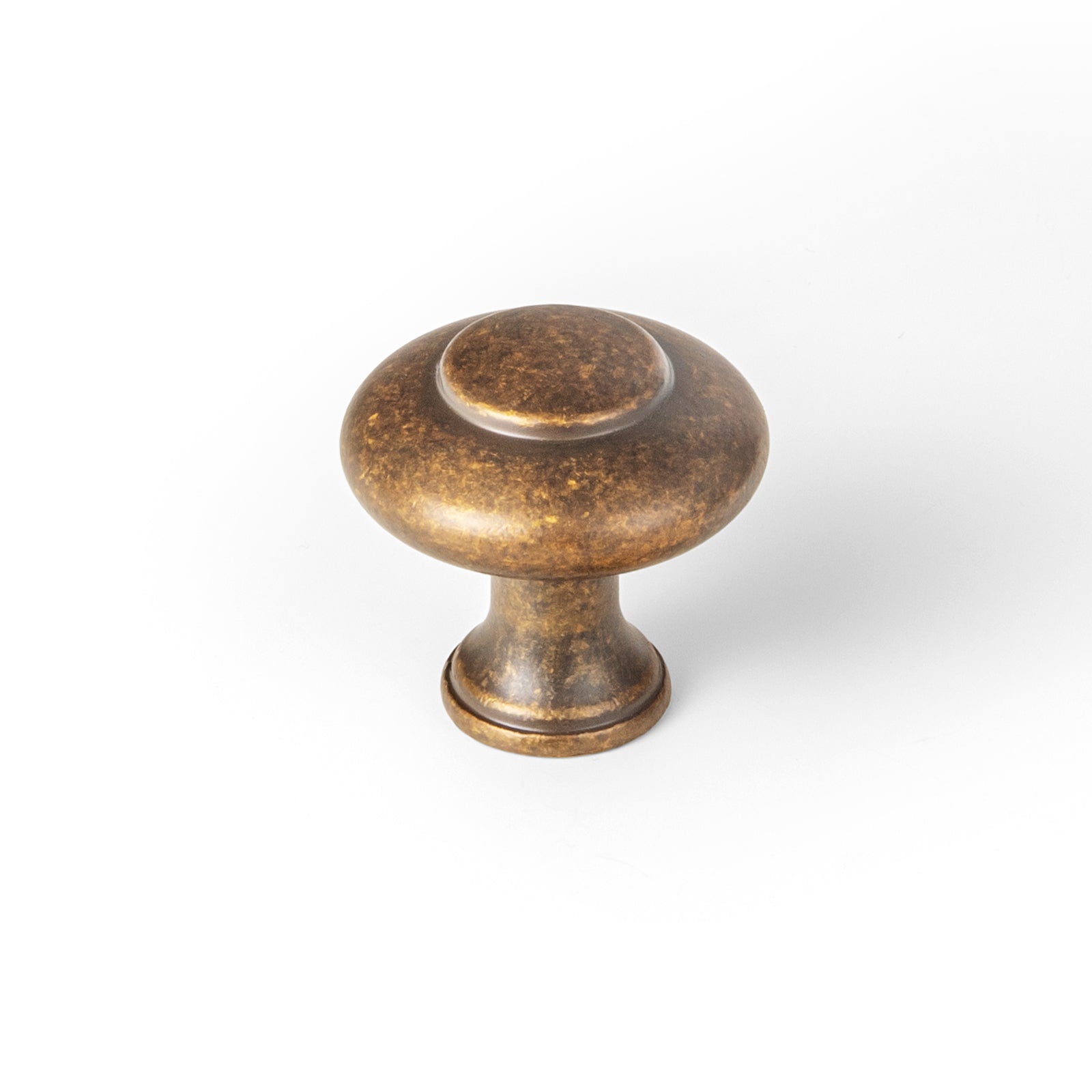 Goo-Ki Antique Brass / Knob / 12 Pack Elegant Mushroom Silhouette Antique Cabinet Knobs Round Retro Style Dresser Knobs