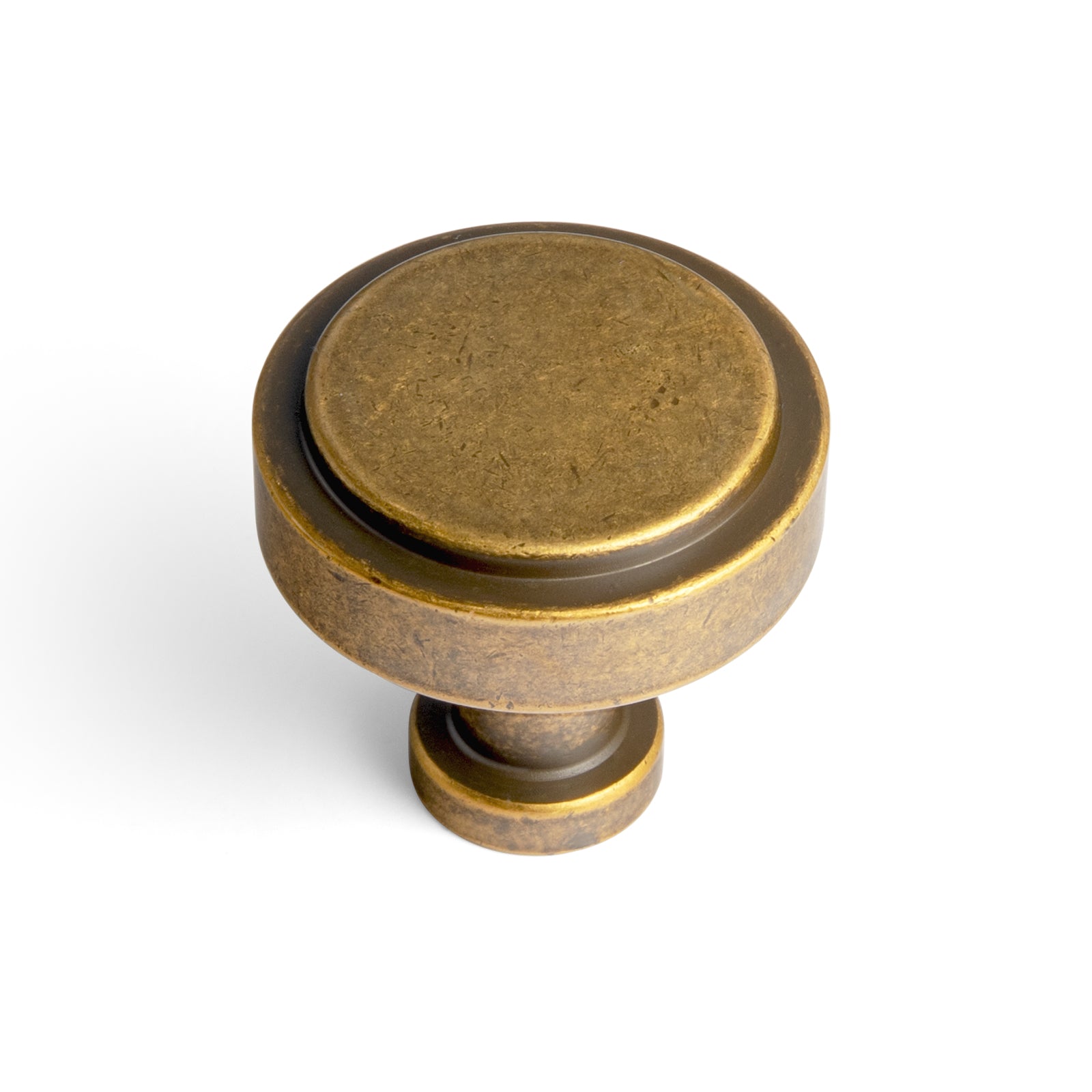 Goo-Ki Antique Brass / Knob / 6 Pack Simple Cylindrical Zinc Alloy Drawer Knob with Elegant Design