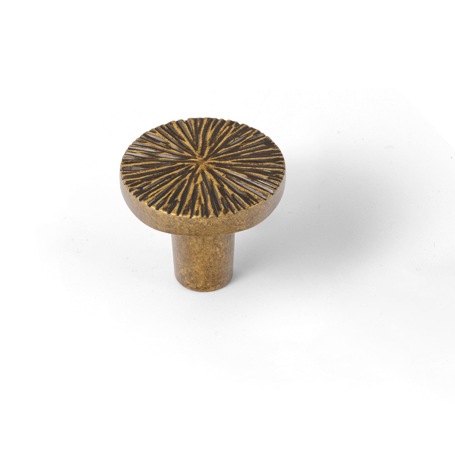 Goo-Ki Antique Brass / Knob / 6 Pack Striped Hammerline Cabinet Pulls Light Luxury Elegant Kitchen Hardware