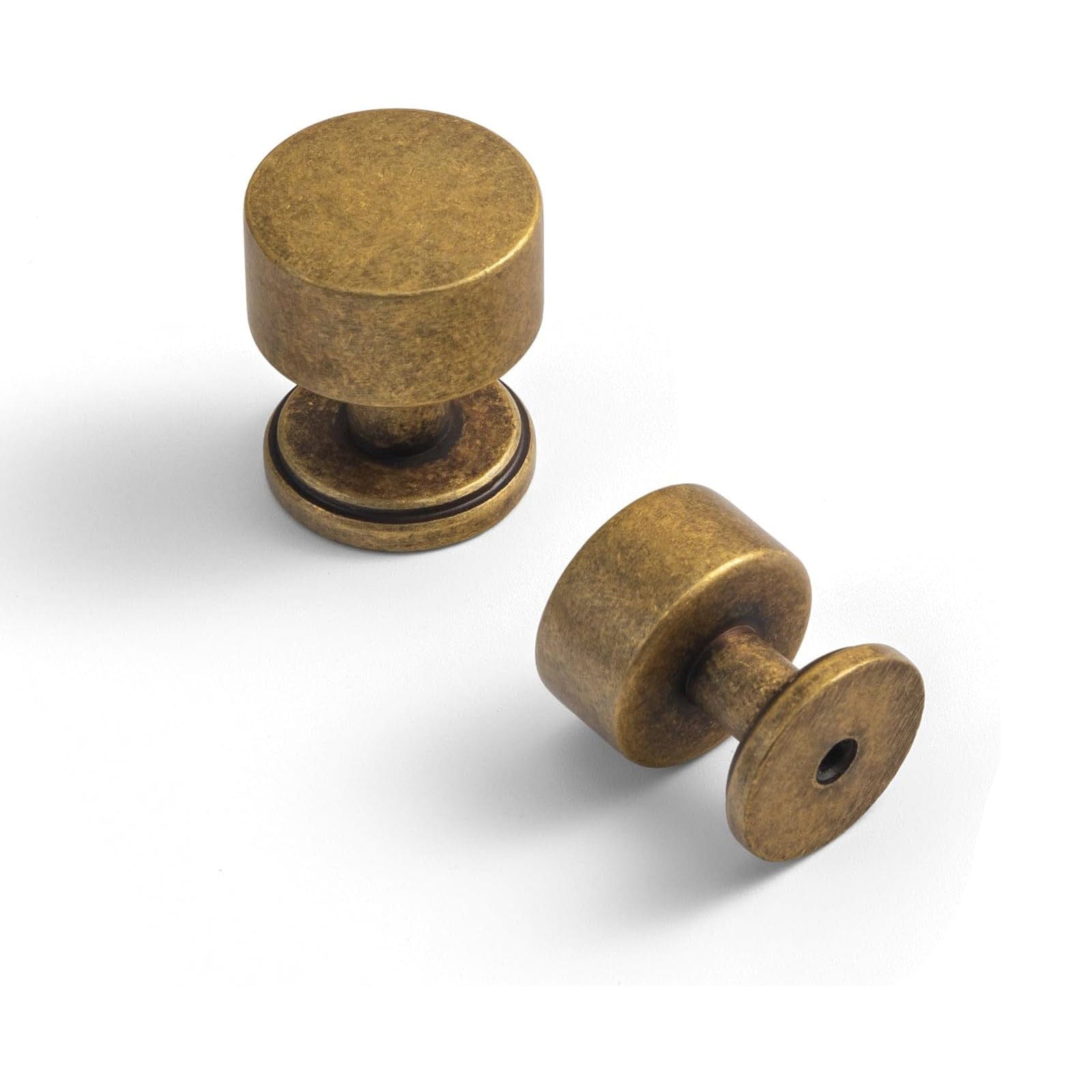 Goo-Ki Antique Brass / Knob / 6 Pack Vintage Cabinet Bar Pulls Brass Drawer Handles Unique Design Hardware