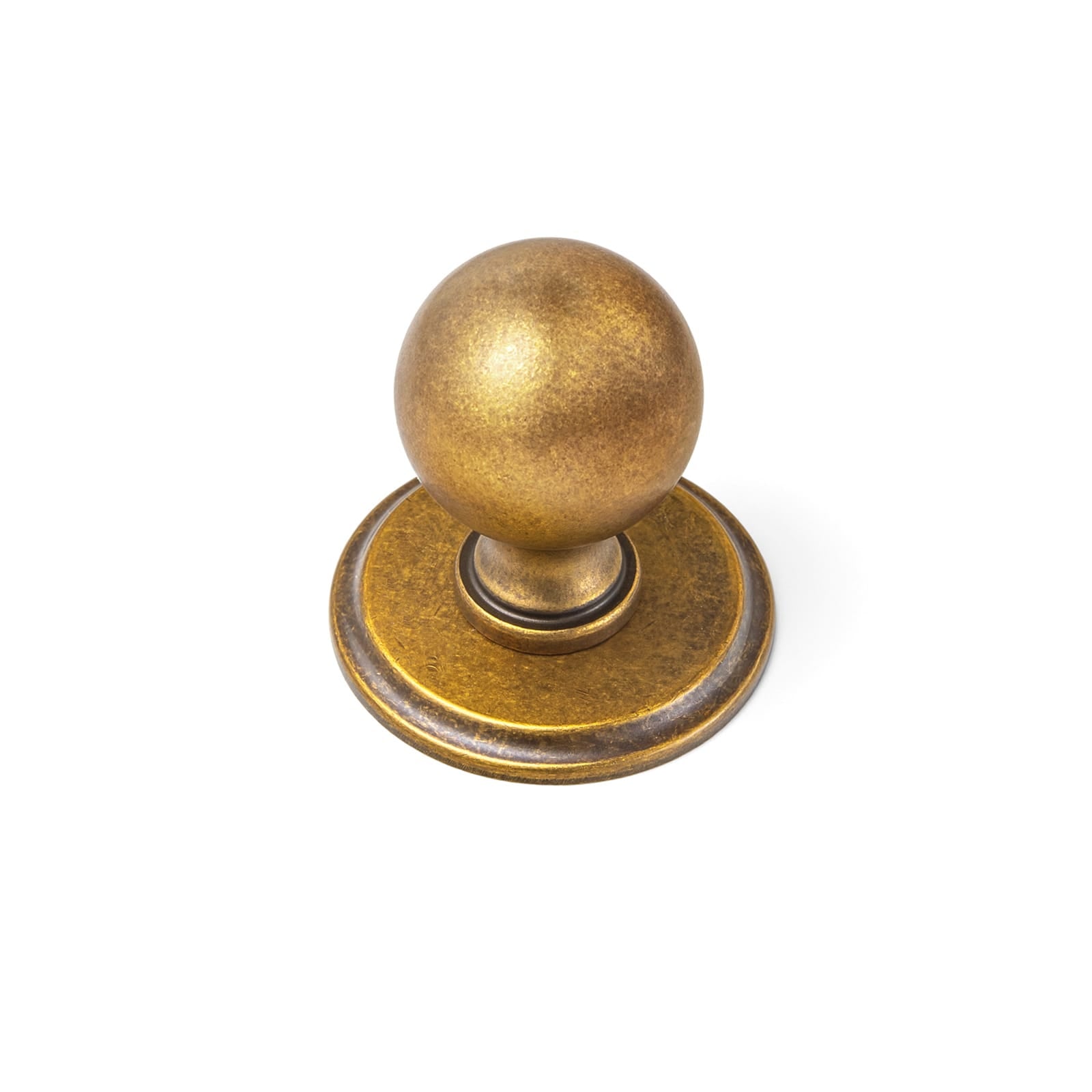 Goo-Ki Antique Brass / Round G011 / 0.94'' Knob 6 Pack Stylish Zinc Alloy Cabinet Knobs Classic Round Design Durable Cabinet Handles