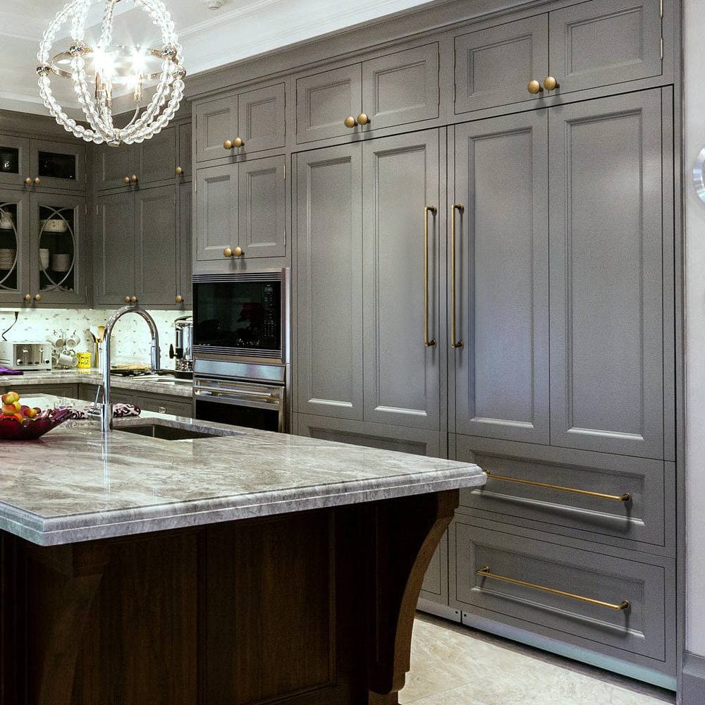 Goo-Ki Antique Brass Zinc Alloy Kitchen Drawer Pulls Bar Pull With Back Plate