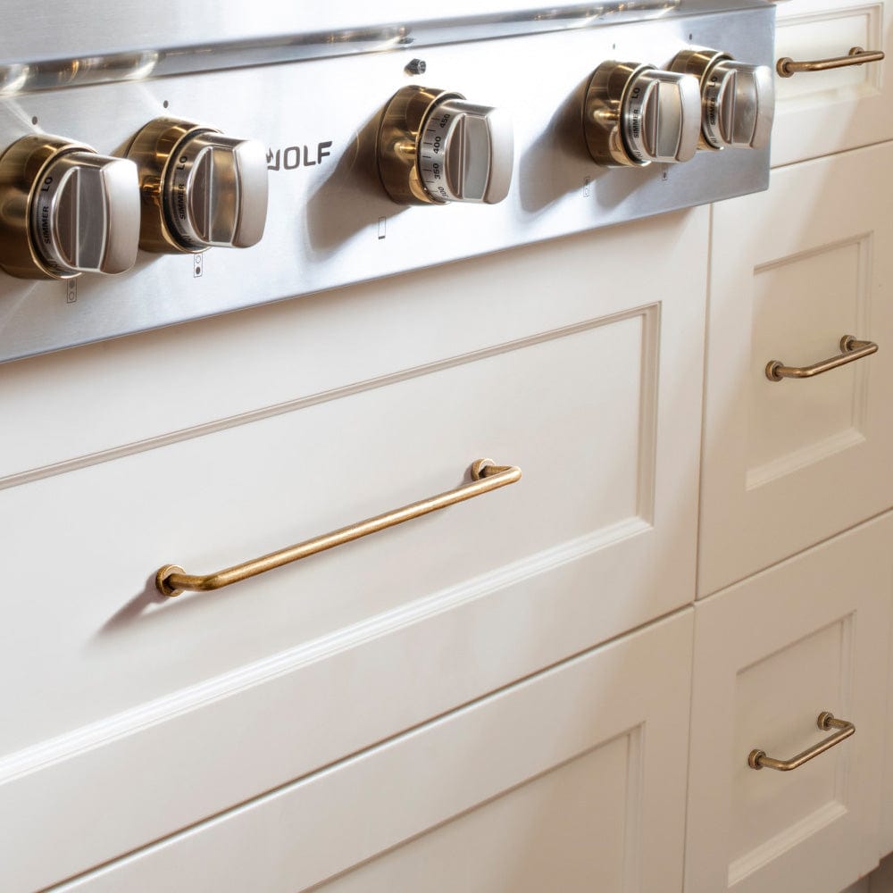 Goo-Ki Antique Brass Zinc Alloy Kitchen Drawer Pulls Bar Pull With Back Plate