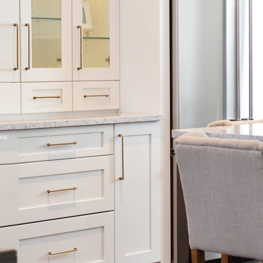 Goo-Ki Antique Brass Zinc Alloy Kitchen Drawer Pulls Bar Pull With Back Plate