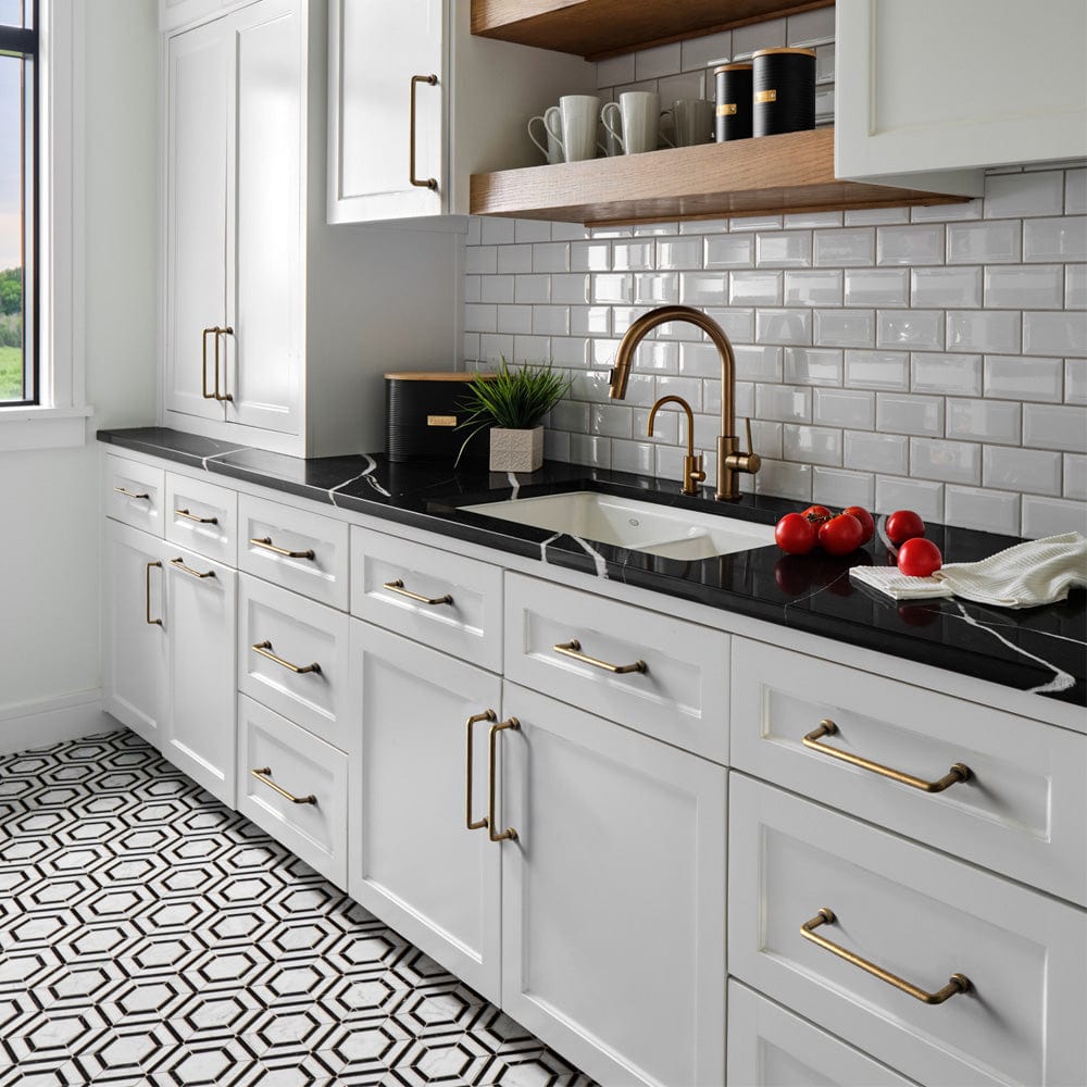 Goo-Ki Antique Brass Zinc Alloy Kitchen Drawer Pulls Bar Pull With Back Plate