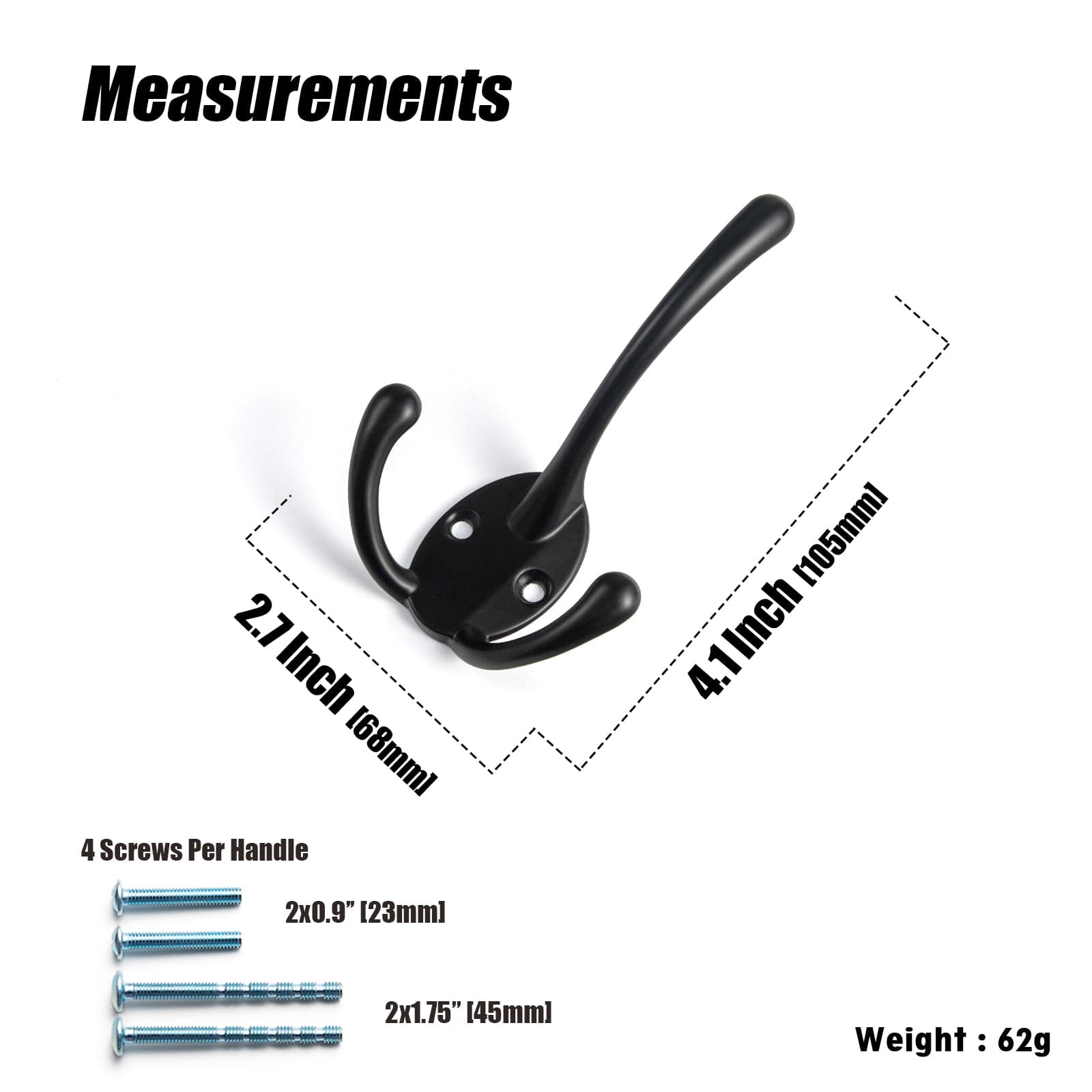 Goo-Ki Antique Brass Zinc Alloy Triangle Coat Hooks Affordable Luxury Coat Hooks for Bedroom