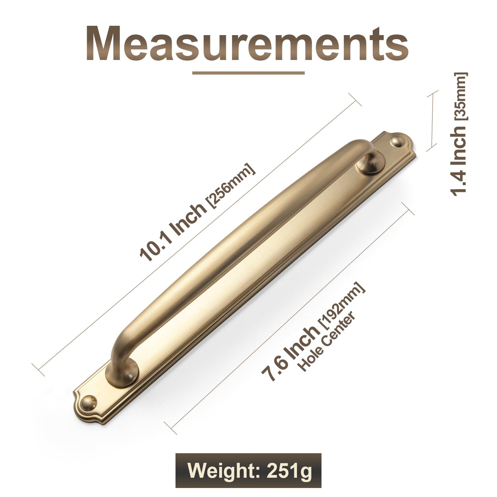 Goo-Ki Antique Bronze Drawer Pulls Solid Vintage Retro Bar Pull Furniture Hardware