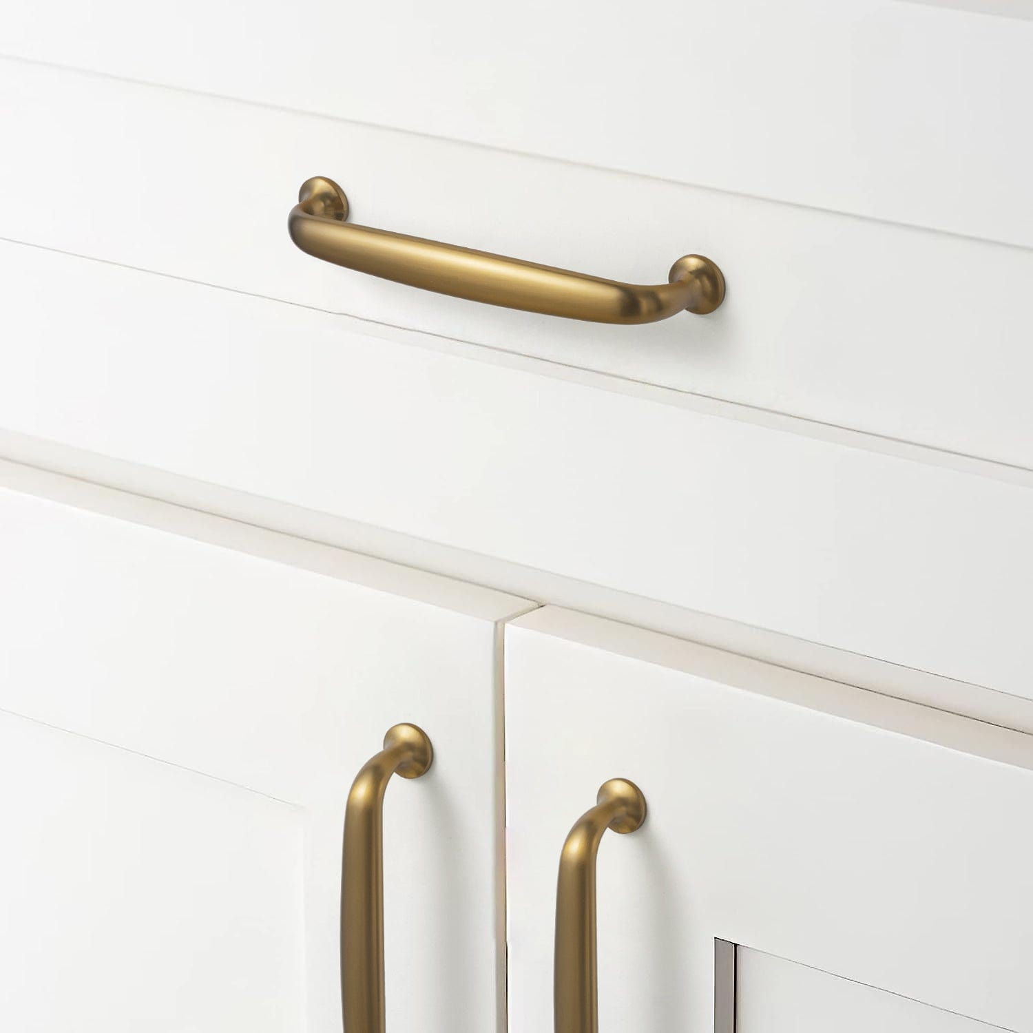 Goo-Ki Antique Bronze Drawer Pulls Solid Vintage Retro Bar Pull Furniture Hardware