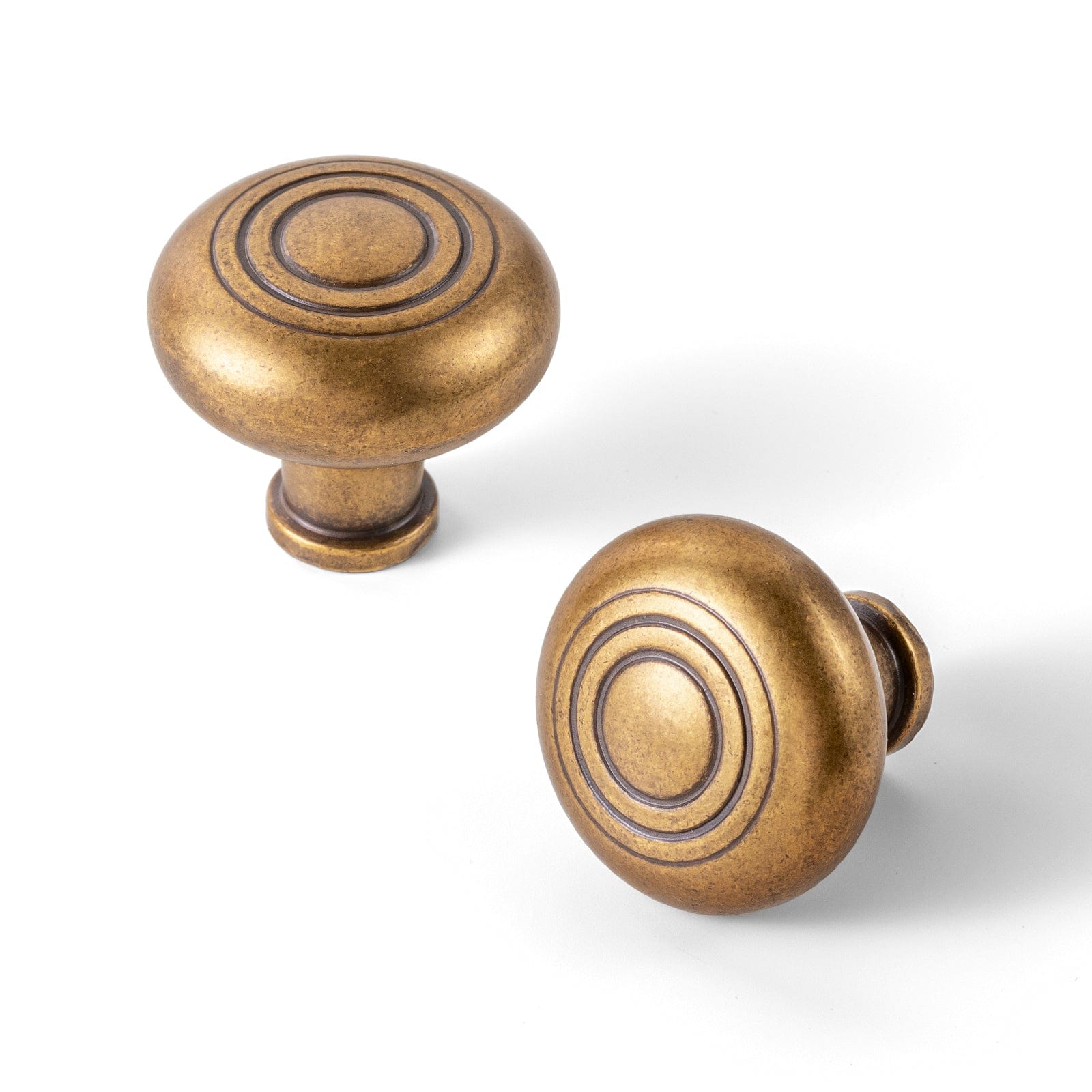 Goo-ki 6 Pack Kitchen Cabinet Hardware Antique Brass Drawer Knobs