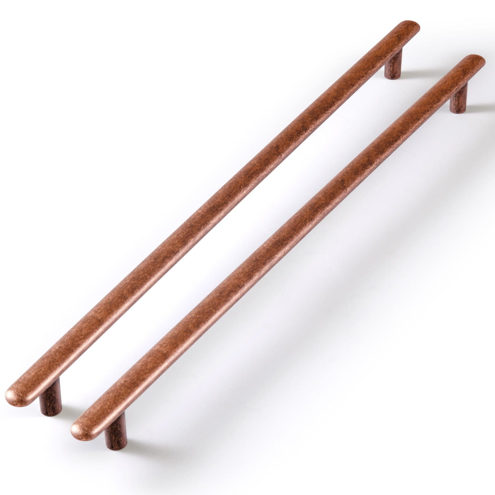 Goo-Ki Antique Copper / 12.6'' Hole Center / 6 Pack Affordable Luxury Cabinet Pull Antique Brass Zinc Alloy Cabinet Handles