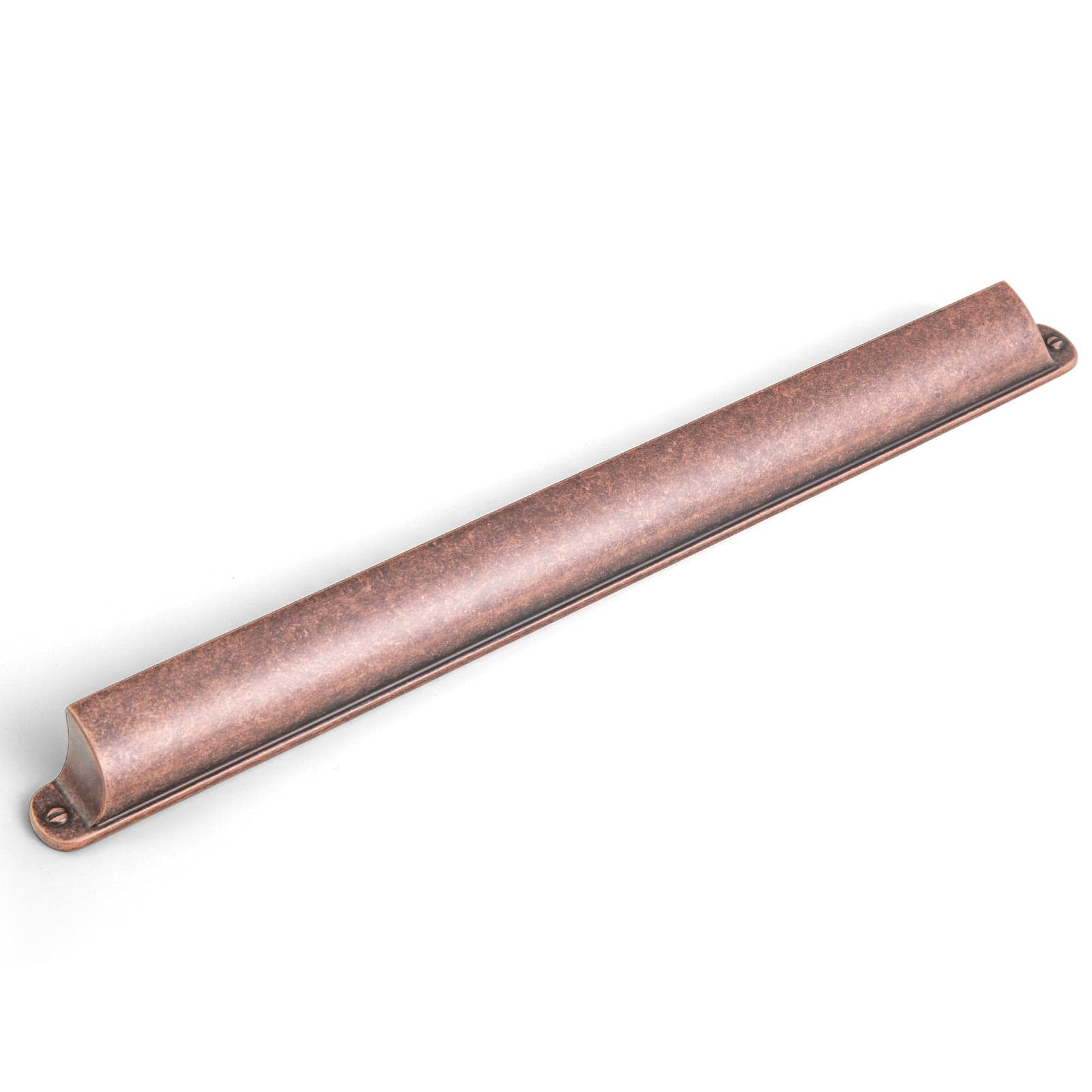 Goo-Ki Antique Copper / 12.6'' Hole Center / 6 Pack Modern Multi-Color Cabinet Cup Pulls Bin Drawer Pull Stylish Hardware for Furniture Upgrades