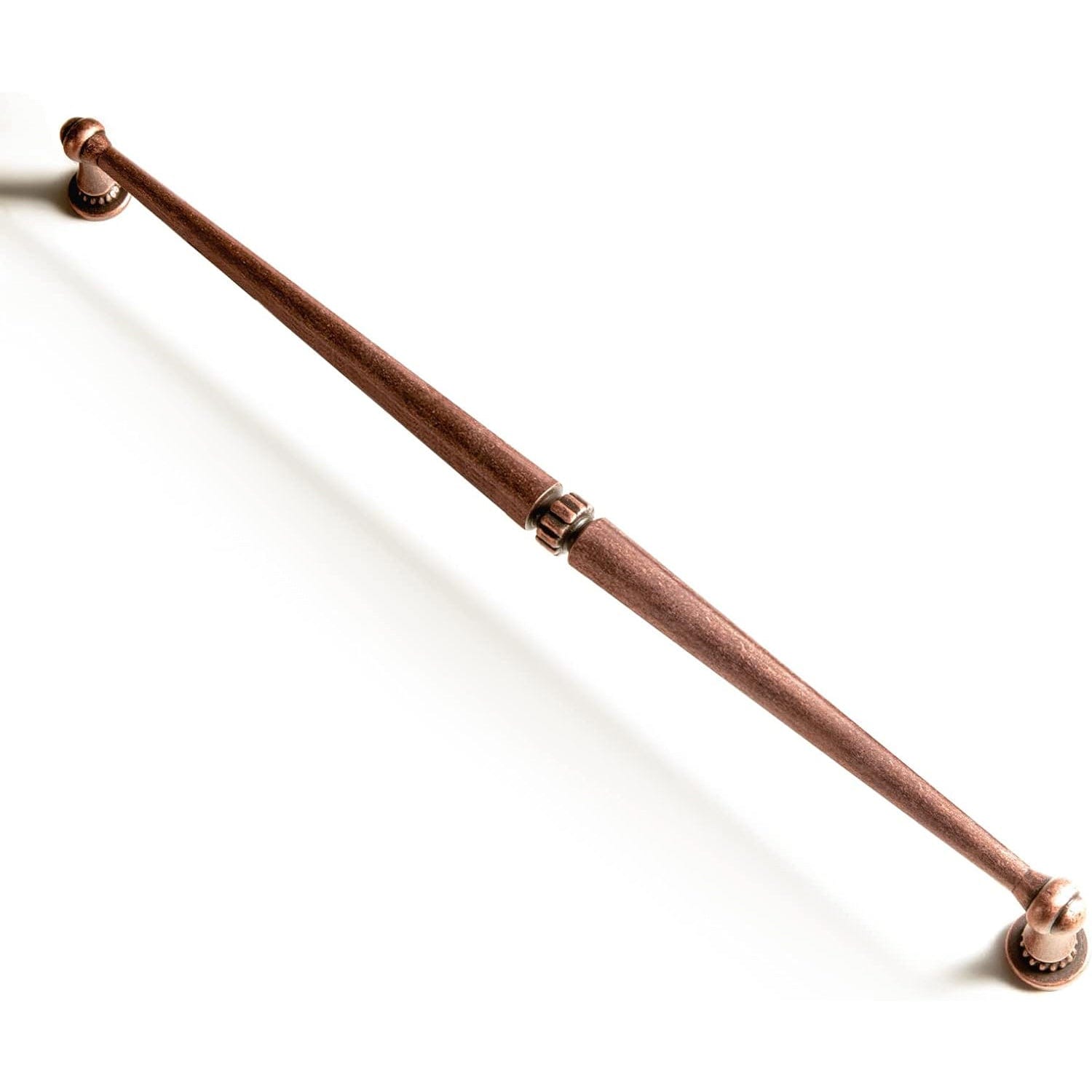 Goo-Ki Antique Copper / 12.6'' Hole Center / 6 Pack Solid Ancient Vintage Retro Bar Pull for Cupboard Dresser Bathroom