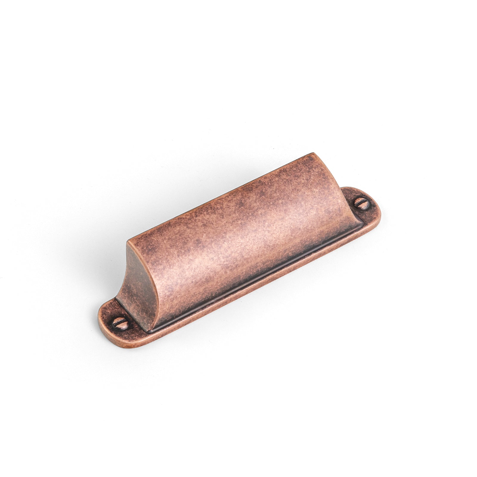 Goo-Ki Antique Copper / 3'' Hole Center / 6 Pack Modern Multi-Color Cabinet Cup Pulls Bin Drawer Pull Stylish Hardware for Furniture Upgrades