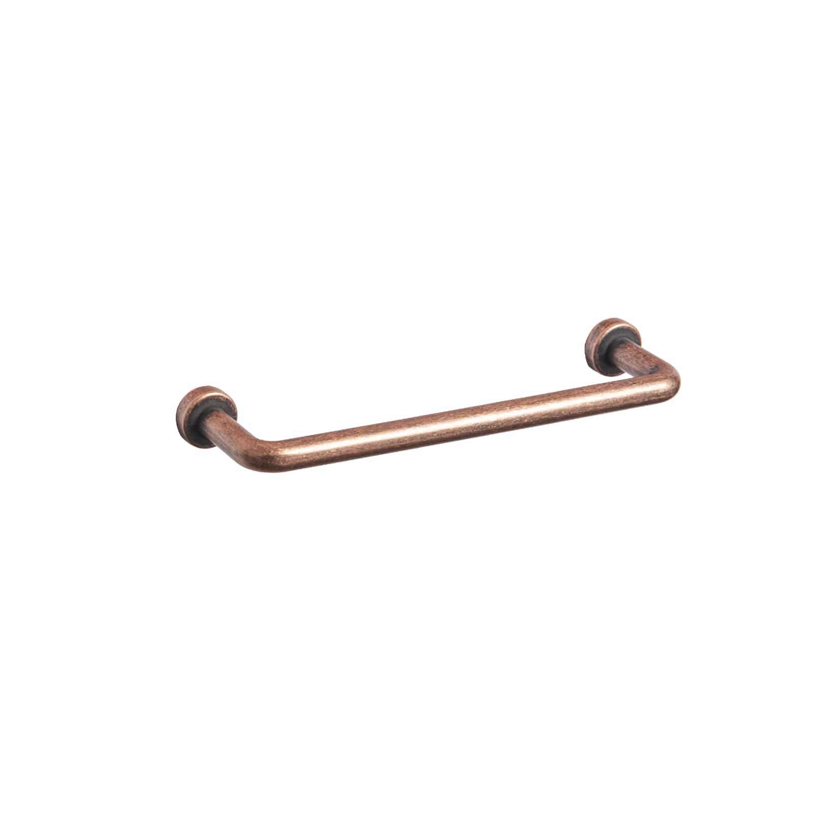 Goo-Ki Antique Copper / 4'' Hole Center / 6 Pack Antique Rustic Vintage Cabinet Bar Pulls Decorative Drawer Handles