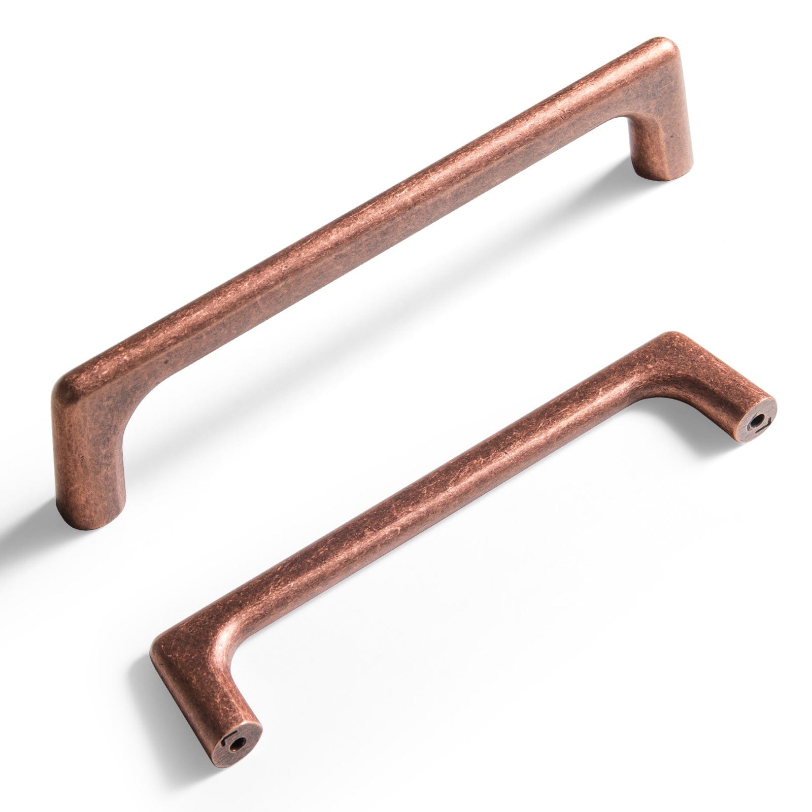 Goo-Ki Antique Copper / 4'' Hole Center / 6 Pack Modern Cabinet Pull Luxurious Drawer Wardrobe Pulls Kitchen