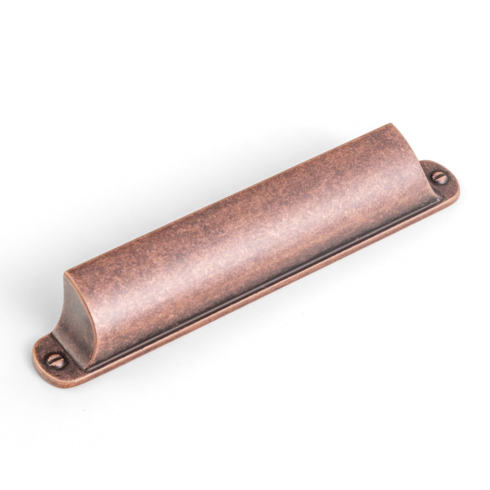 Goo-Ki Antique Copper / 5'' Hole Center / 6 Pack Modern Multi-Color Cabinet Cup Pulls Bin Drawer Pull Stylish Hardware for Furniture Upgrades