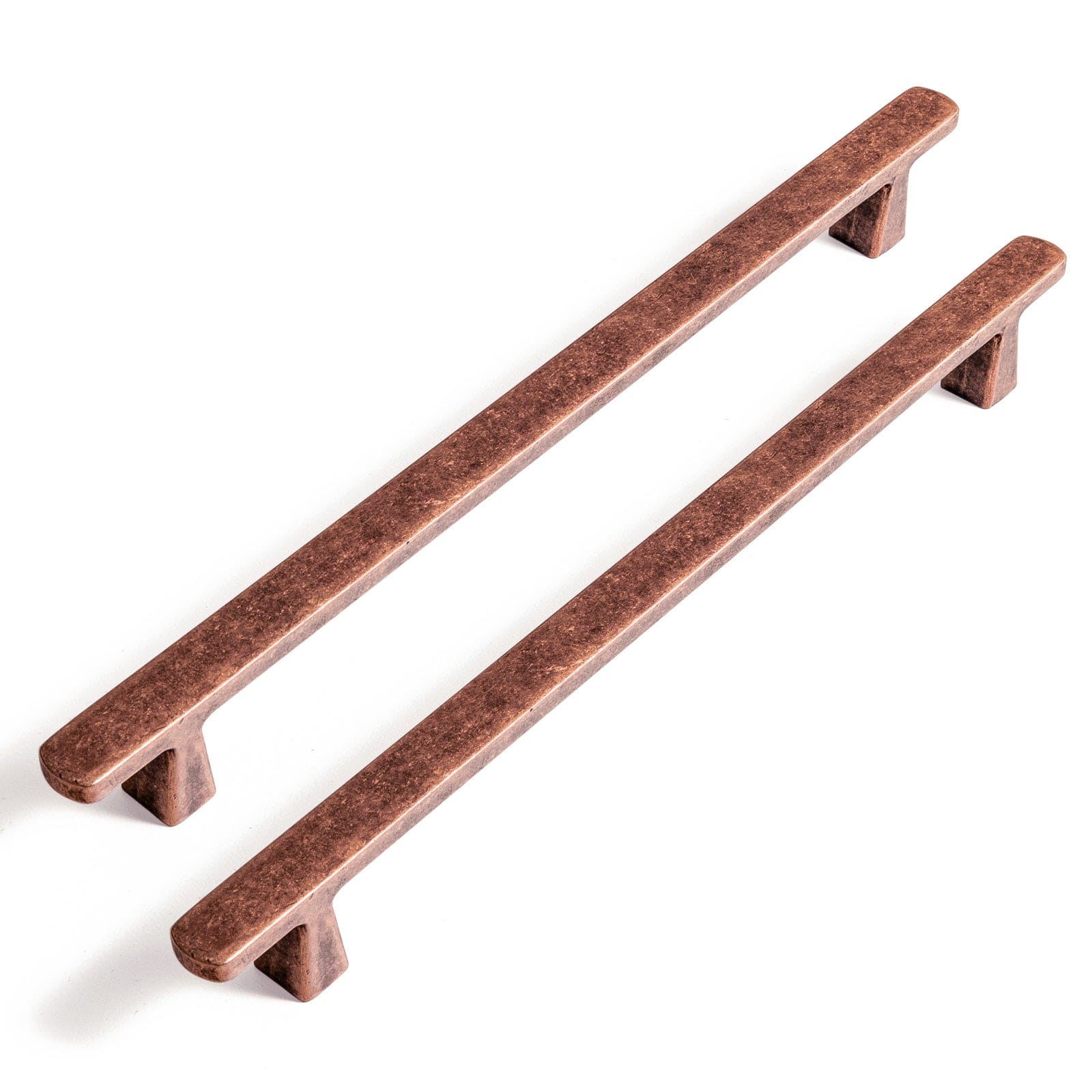Goo-Ki Antique Copper / 7.6'' Hole Center Retro Brass Long Cabinet Handles Luxury Cabinet Pull Hardware for Kitchen 6 Pack