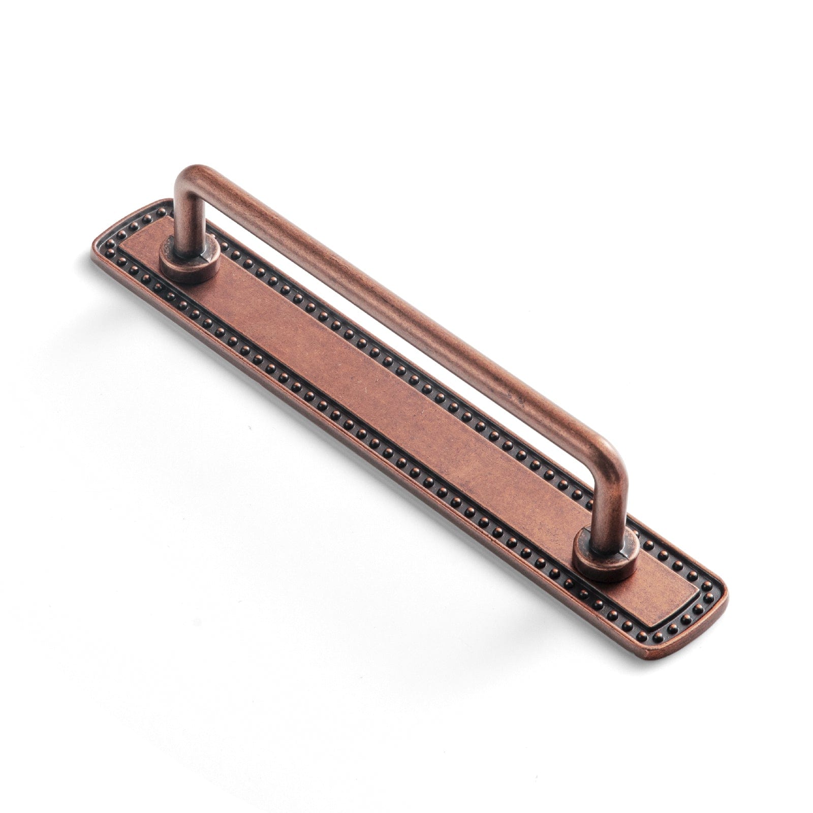 Goo-Ki Antique Copper / G018 / 5'' Hole Center 2 Pack Cabinet Bar Pulls with Back Plate Vintage Drawer Handles Home Improvement Hardware