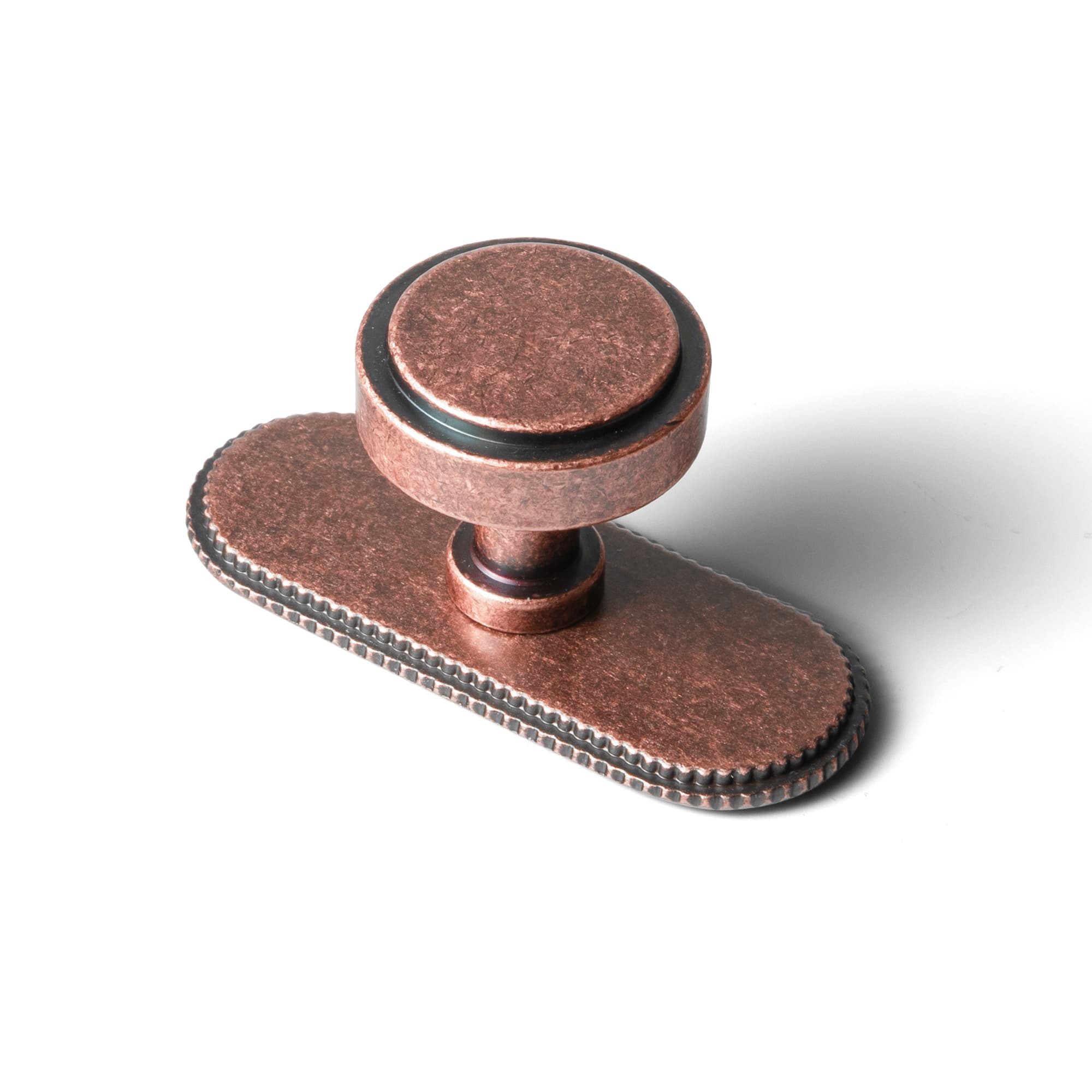 Goo-Ki Antique Copper / G019 / 6 Pack Simple Cylindrical Zinc Alloy Drawer Knob with Elegant Design