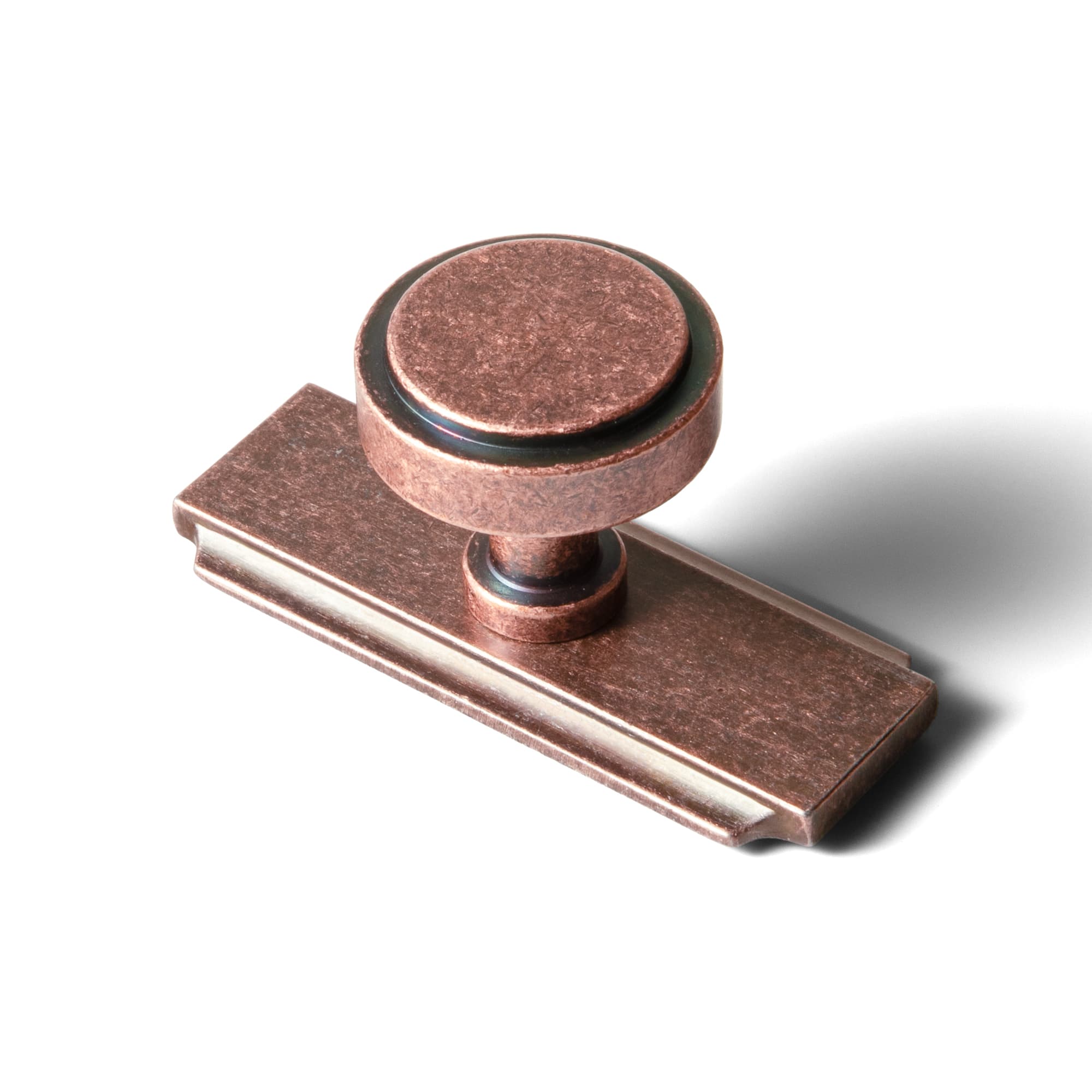 Goo-Ki Antique Copper / G020 / 6 Pack Simple Cylindrical Zinc Alloy Drawer Knob with Elegant Design