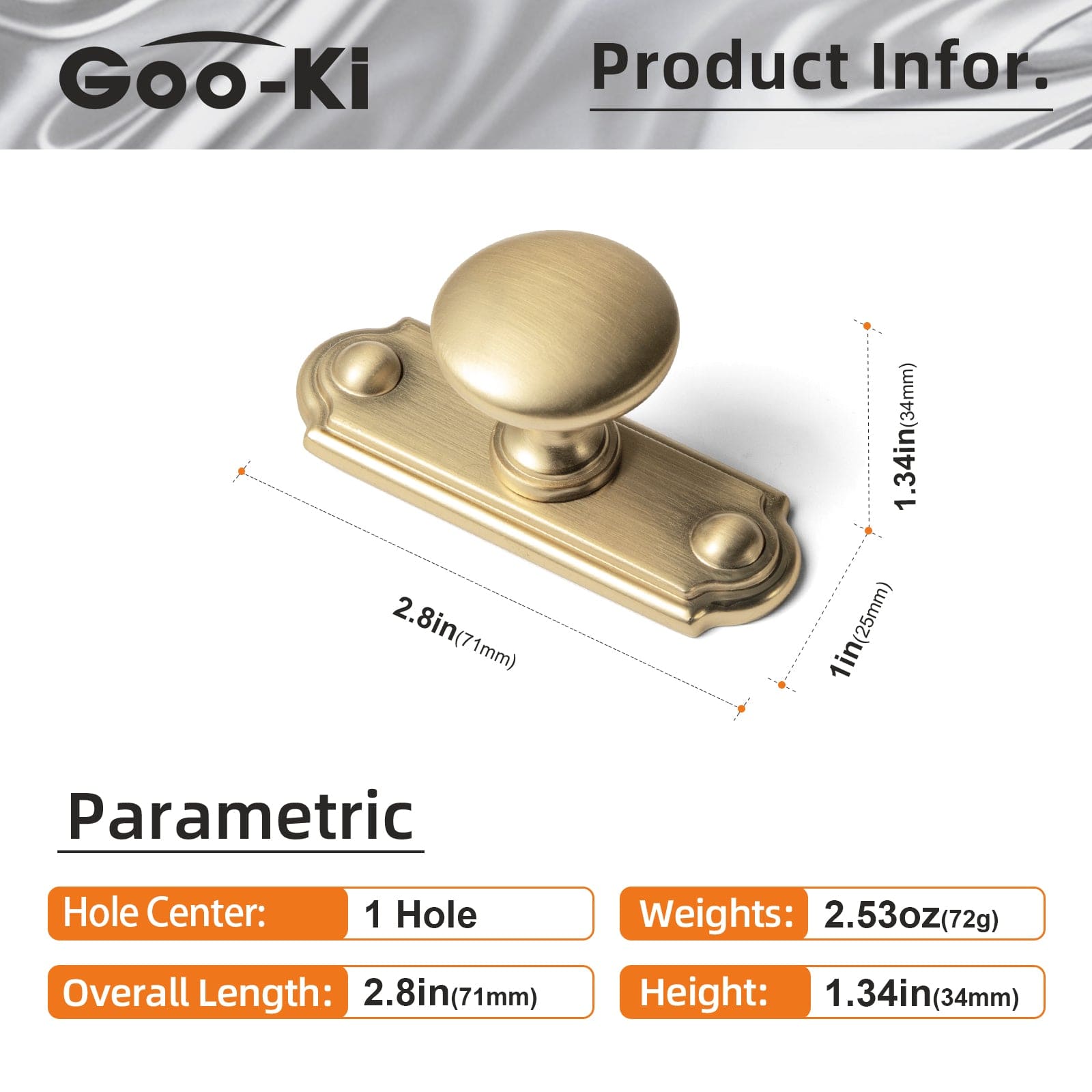 Goo-Ki Antique Drawer Pulls Solid Retro Bar Pull Furniture Hardware for Kitchen