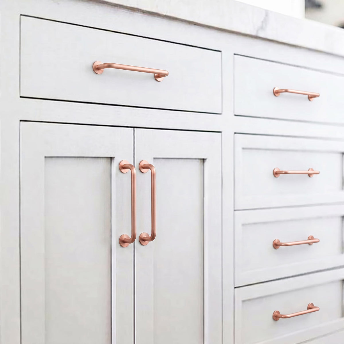 Goo-Ki Antique Drawer Pulls Solid Retro Bar Pull Furniture Hardware for Kitchen