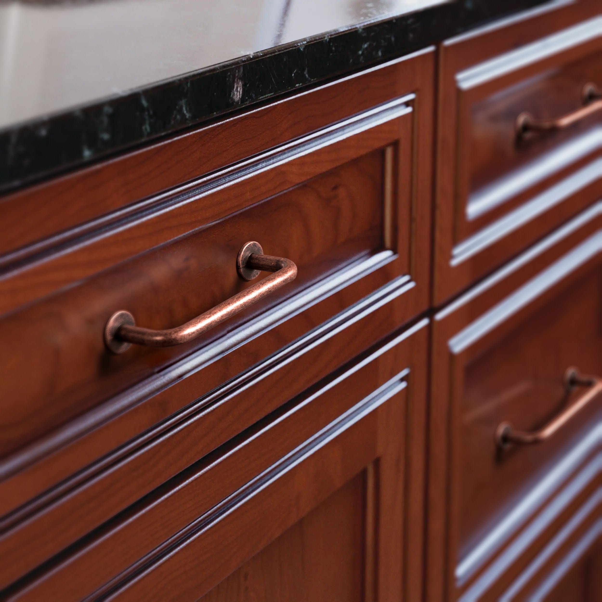 Goo-Ki Antique Drawer Pulls Solid Retro Bar Pull Furniture Hardware for Kitchen