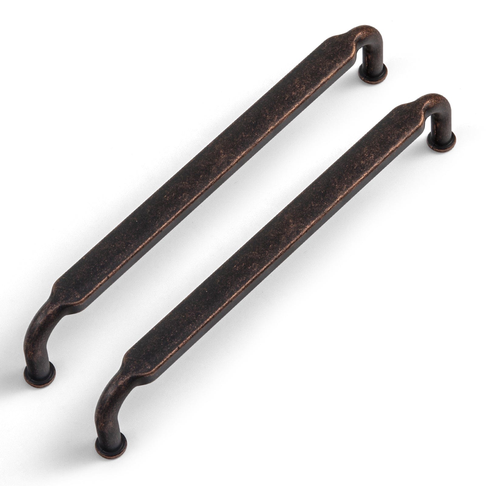 Goo-Ki Antique Oil Rubbed Bronze / 6.3'' Hole Center / 6 Pack Distressed Antique Brass Cabinet Pulls American Style Drawer Pulls Retro Furniture Knob