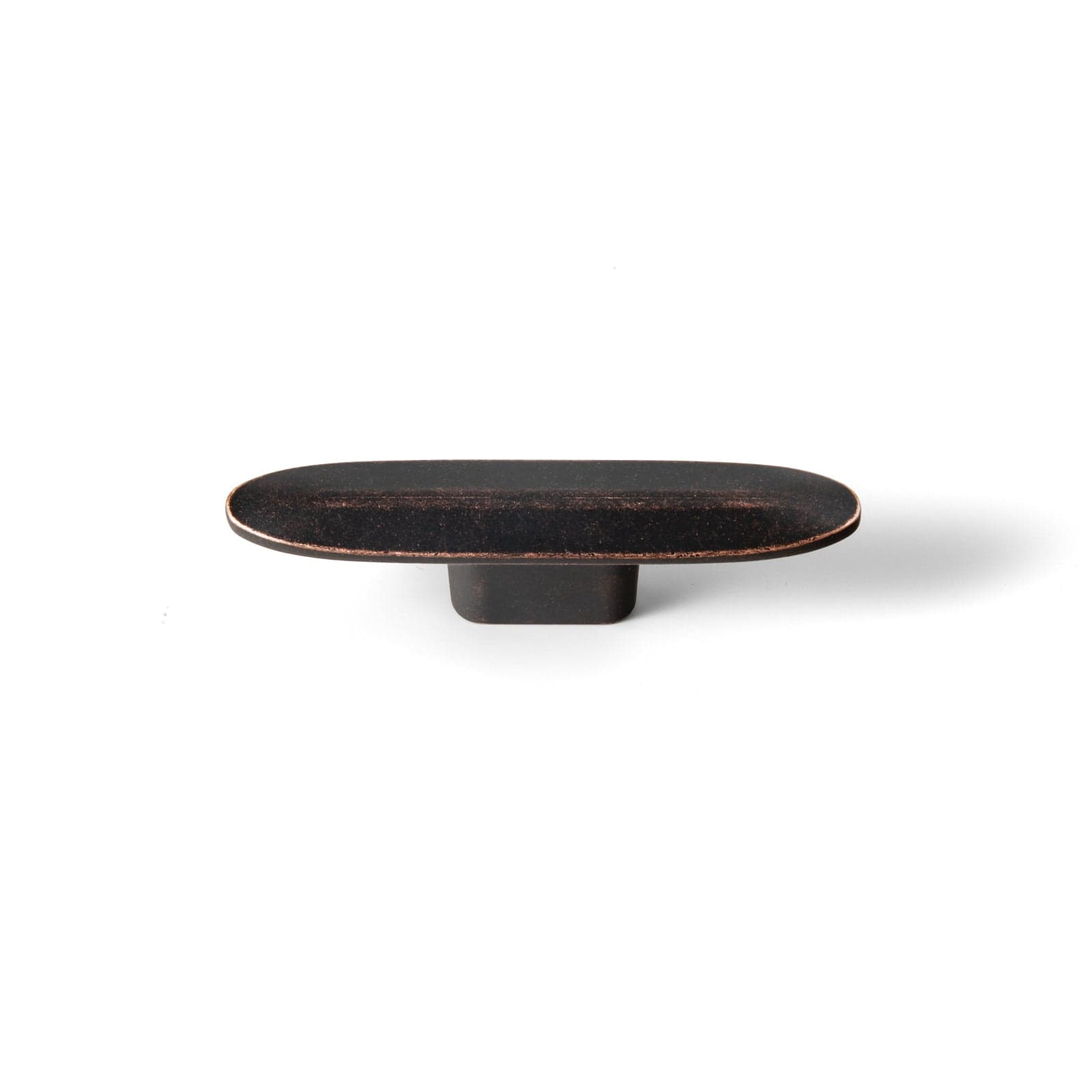 Goo-Ki Antique Oil Rubbed Bronze / Knob Plus / 6 Pack European Style Retro Brass Drawer Pulls for Dresser Cupboard Vintage Bronze Bar Pulls