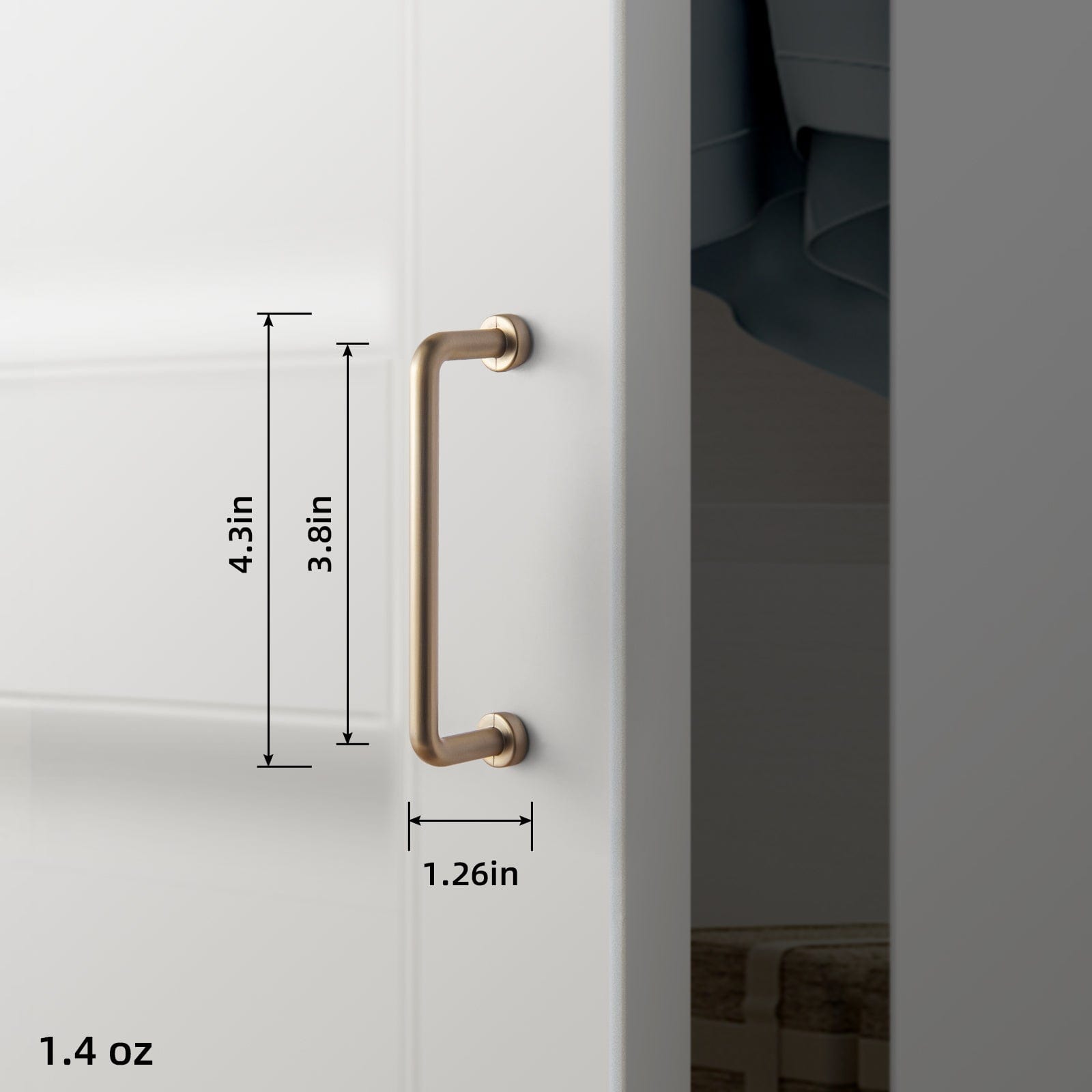 Goo-Ki Antique Rustic Vintage Cabinet Bar Pulls Decorative Drawer Handles