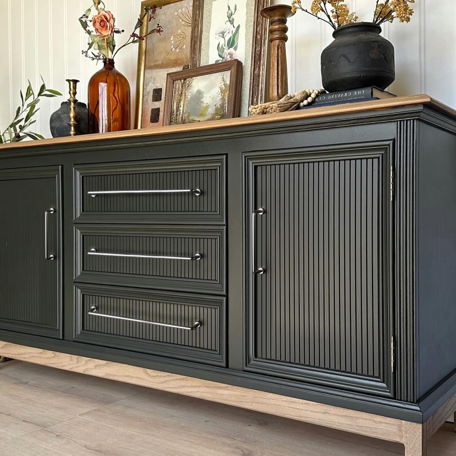 Goo-Ki Antique Rustic Vintage Cabinet Bar Pulls Decorative Drawer Handles